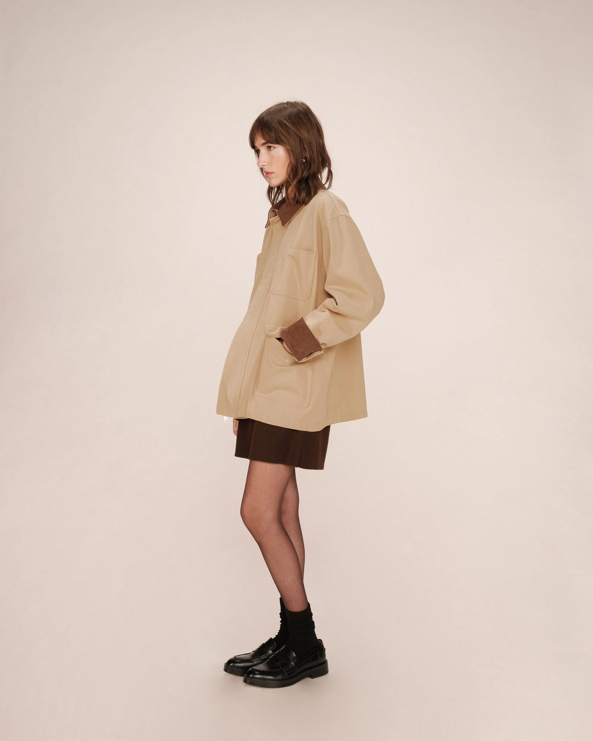 Veste Utilitaire Sable Soraya - Image 5