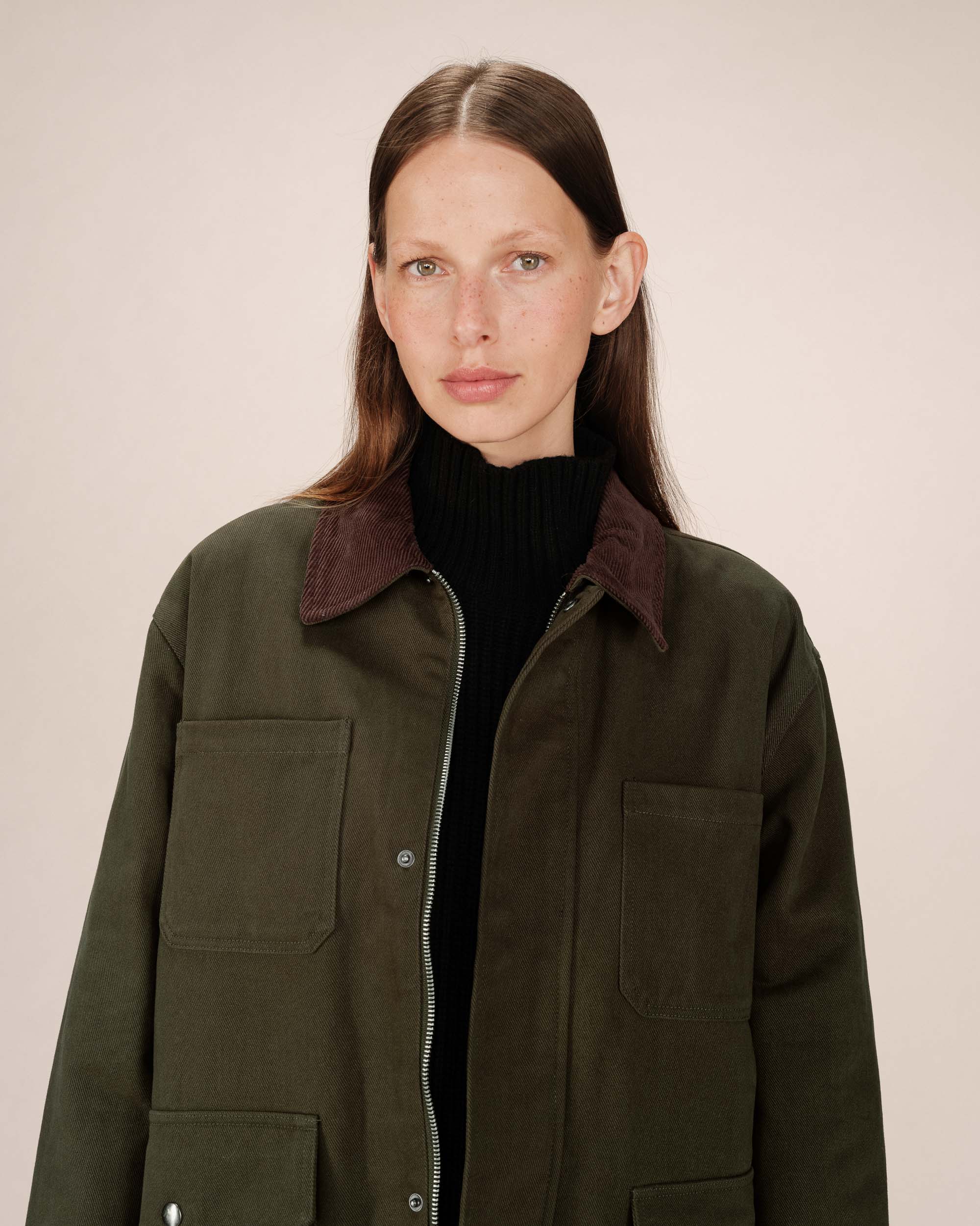 Veste Utilitaire Vert Foret Soraya - Image 2