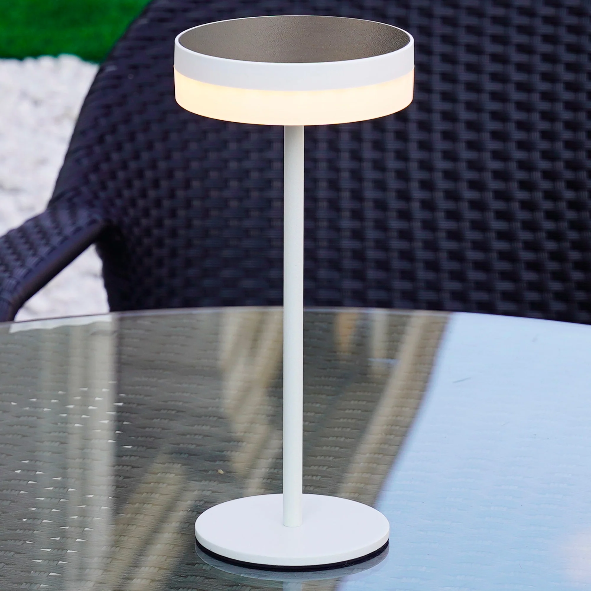 Lampe De Table Solaire - Vivia Mini White Solar - Image 4