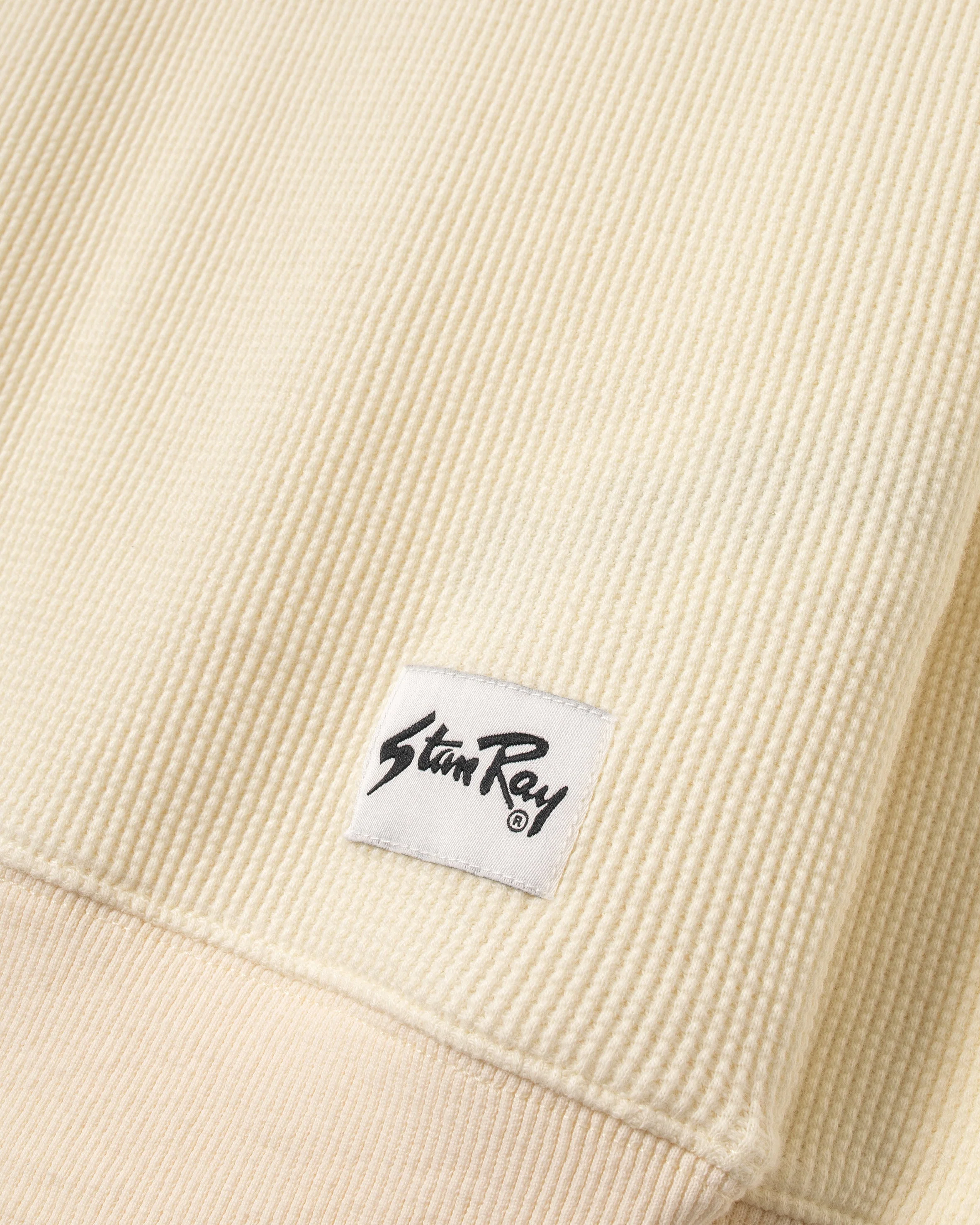 Waffle Long Sleeve Crew - Natural - Image 6
