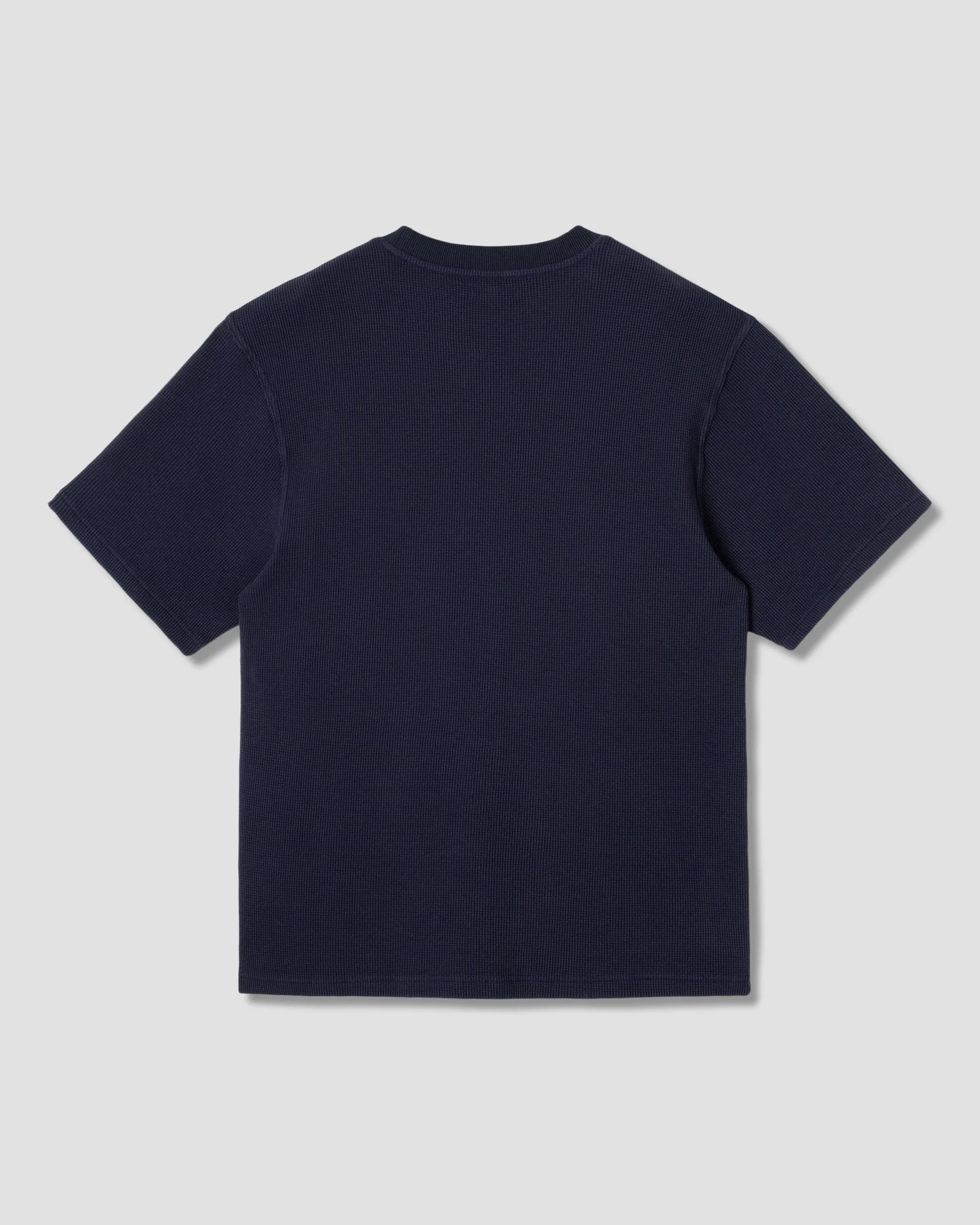 Waffle T-Shirt - Navy - Image 2