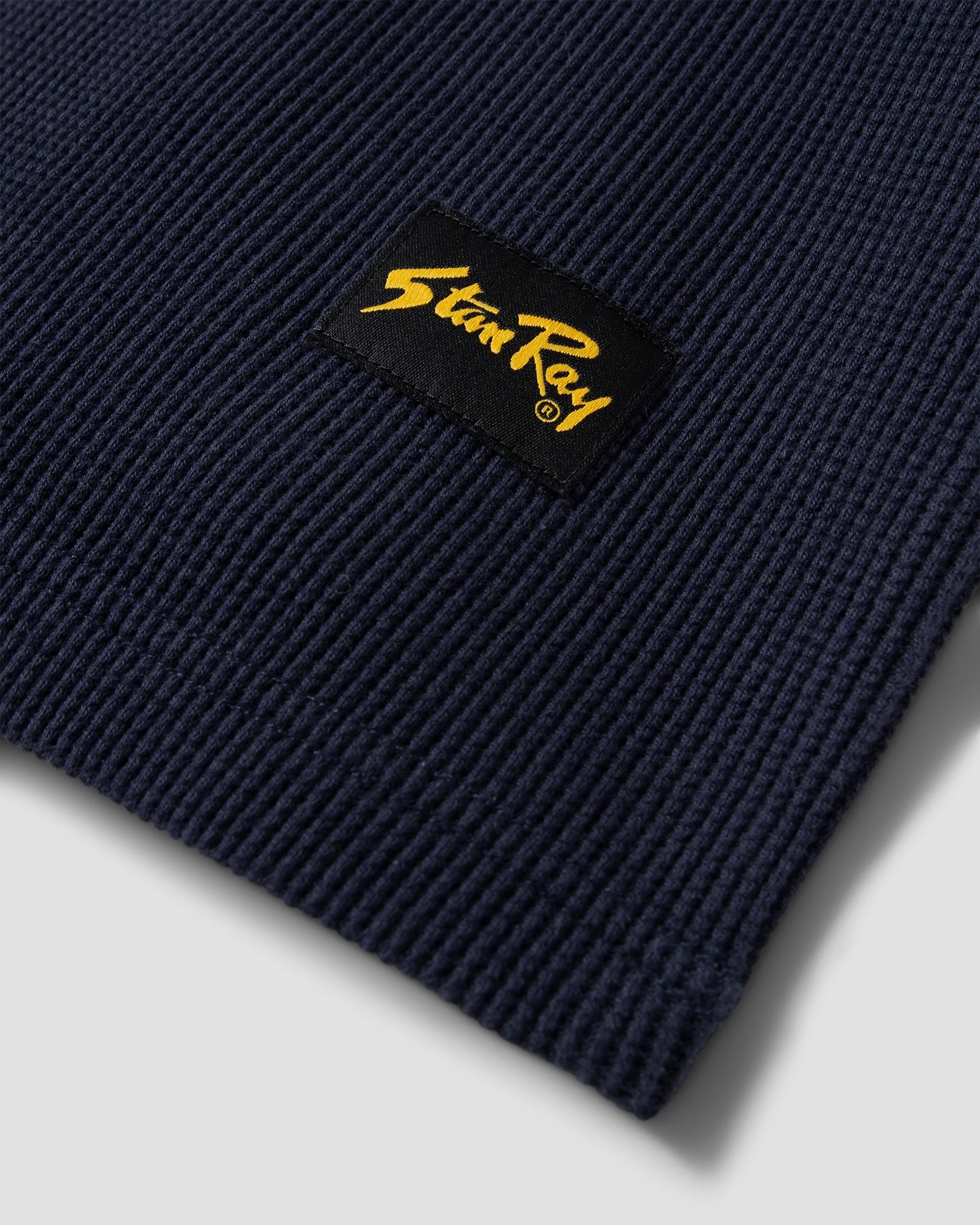 Waffle T-Shirt - Navy - Image 5