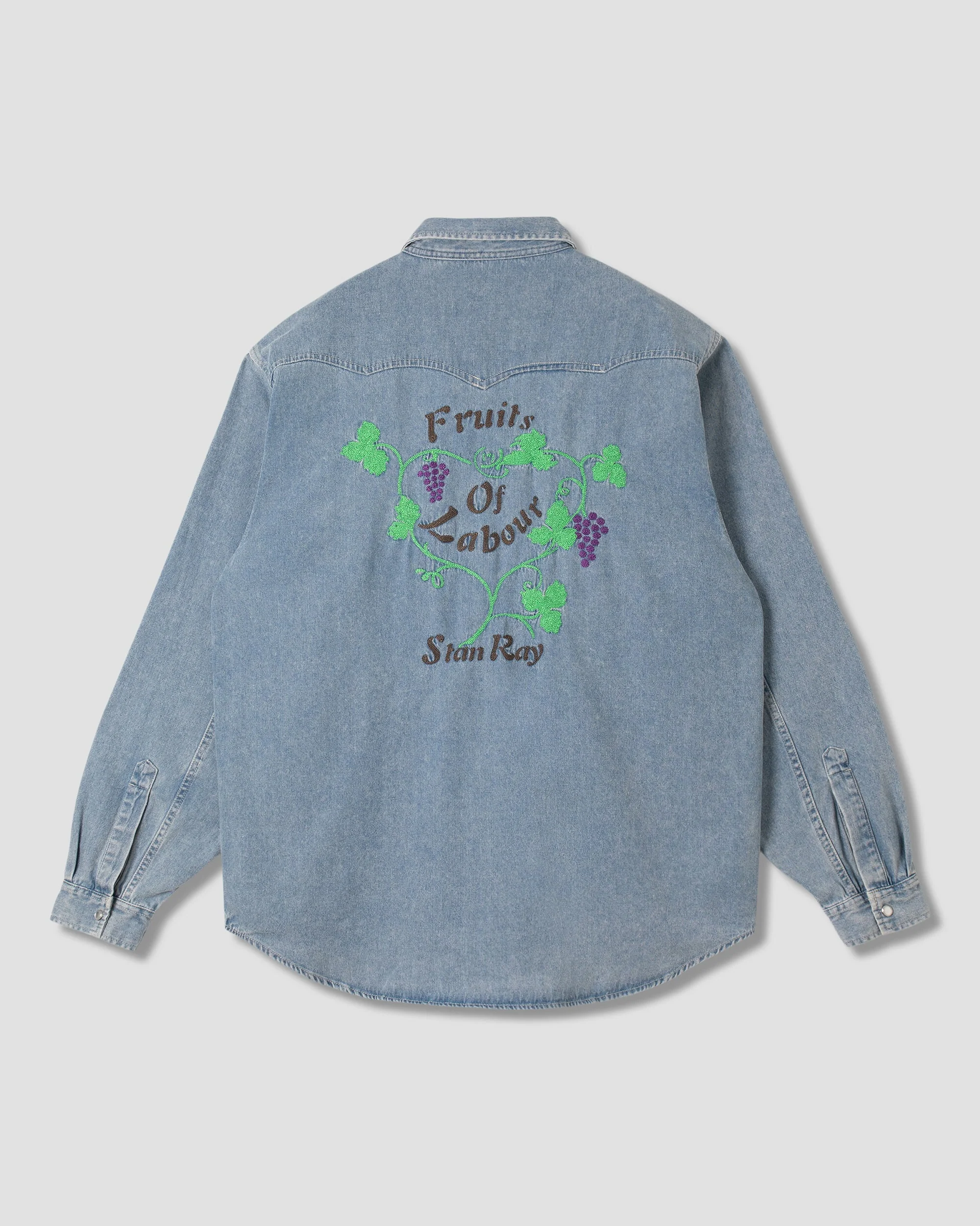 Western Shirt - Stonewashed Denim - Image 3