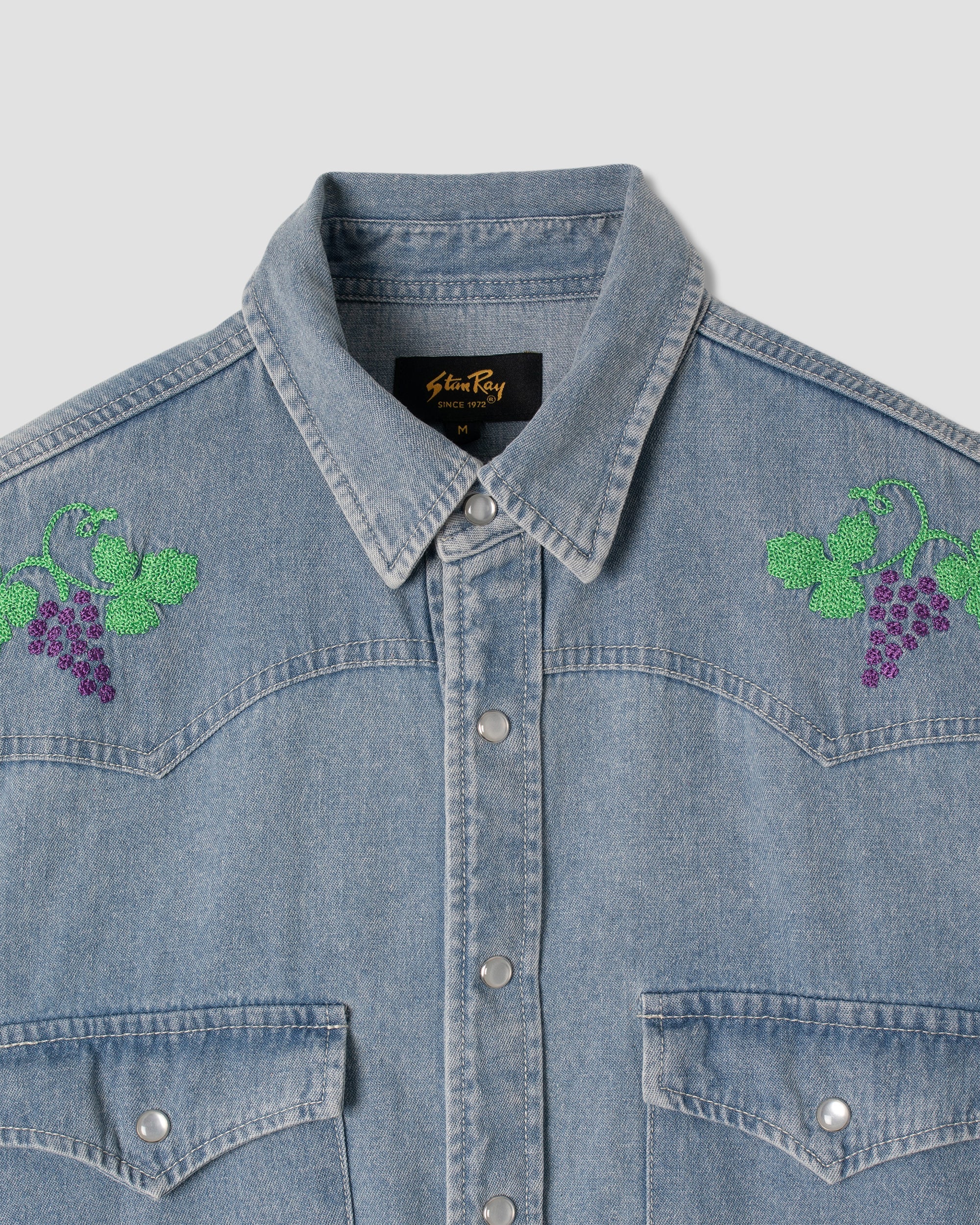 Western Shirt - Stonewashed Denim - Image 5