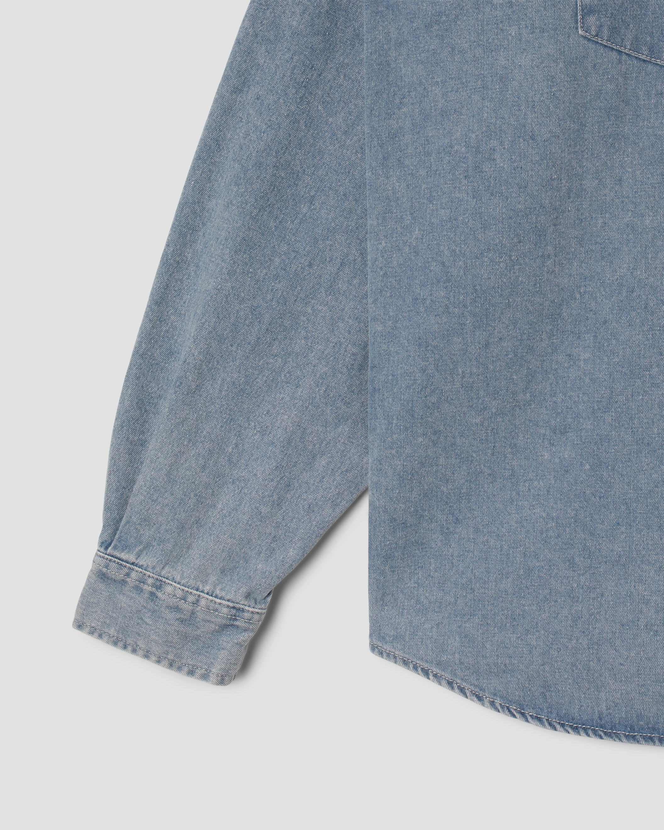Western Shirt - Stonewashed Denim - Image 6