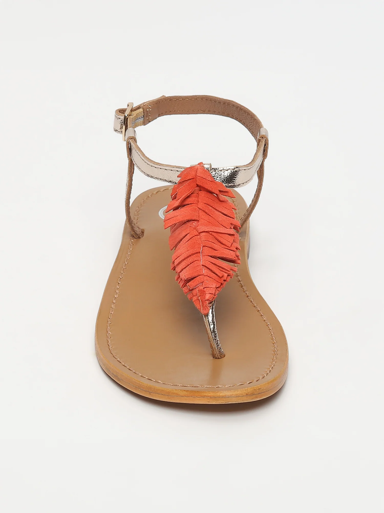 Sandales Catarina - Coral+Gold - Image 2