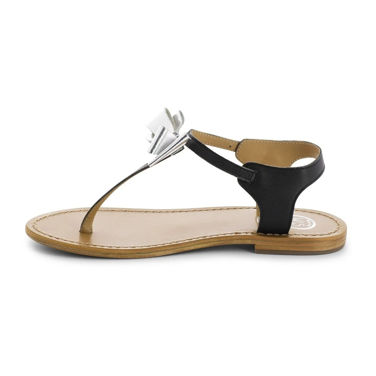 Sandales Telephae - Black + Silver - Image 4