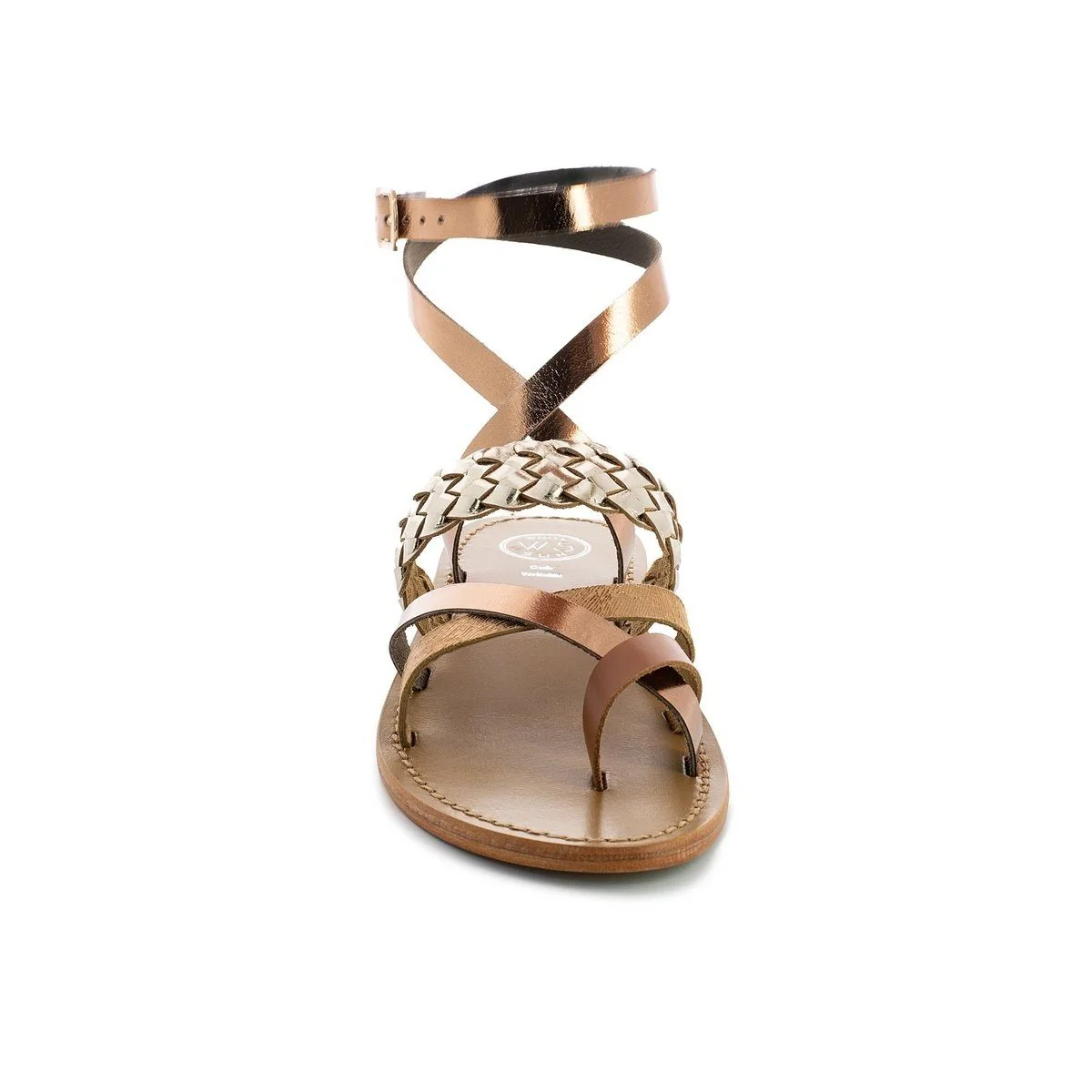 Sandales Colorata - Camel+Bronze+Gold - Image 5