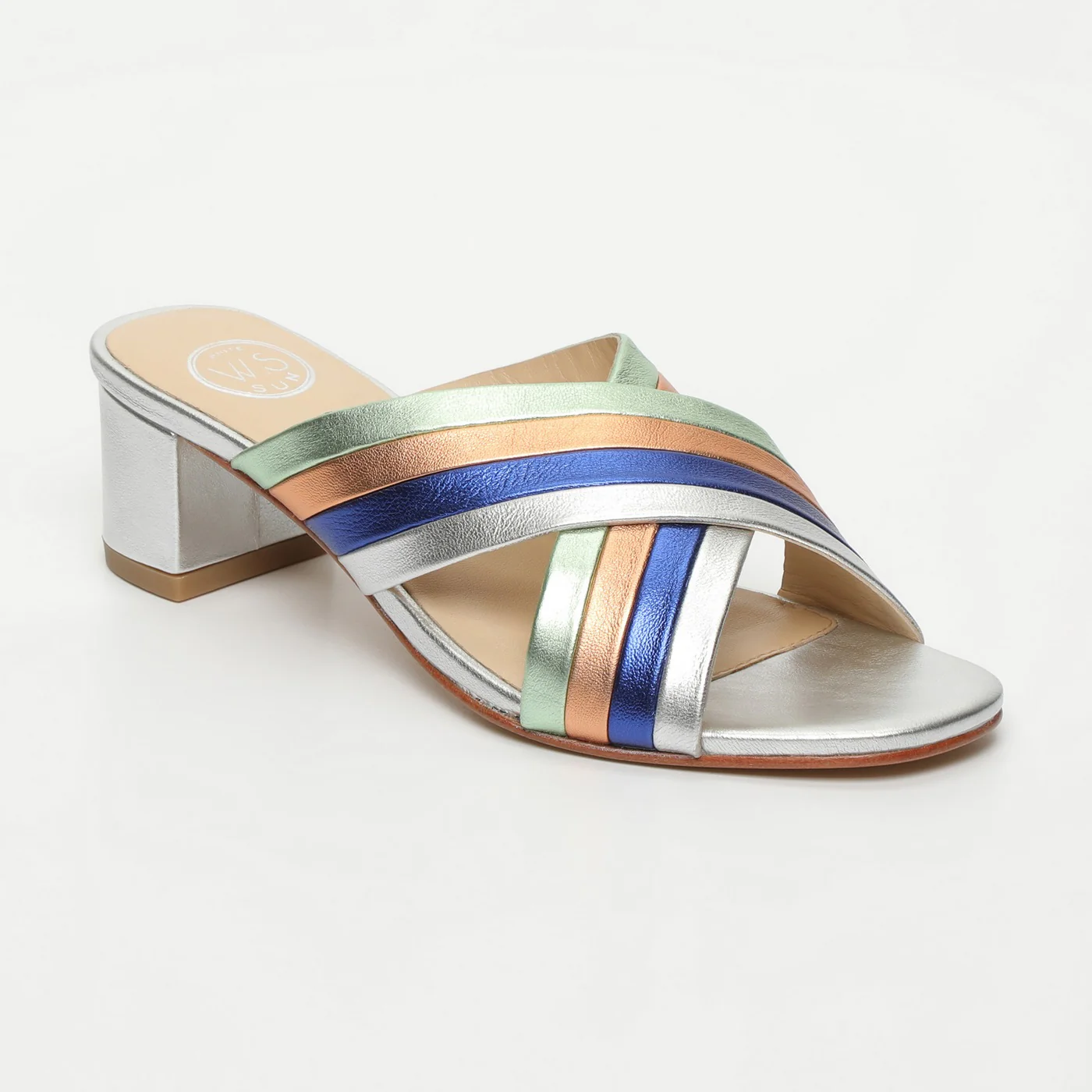 Sandales Wesley - Silver+Electricblue+Orange+Green - Image 2