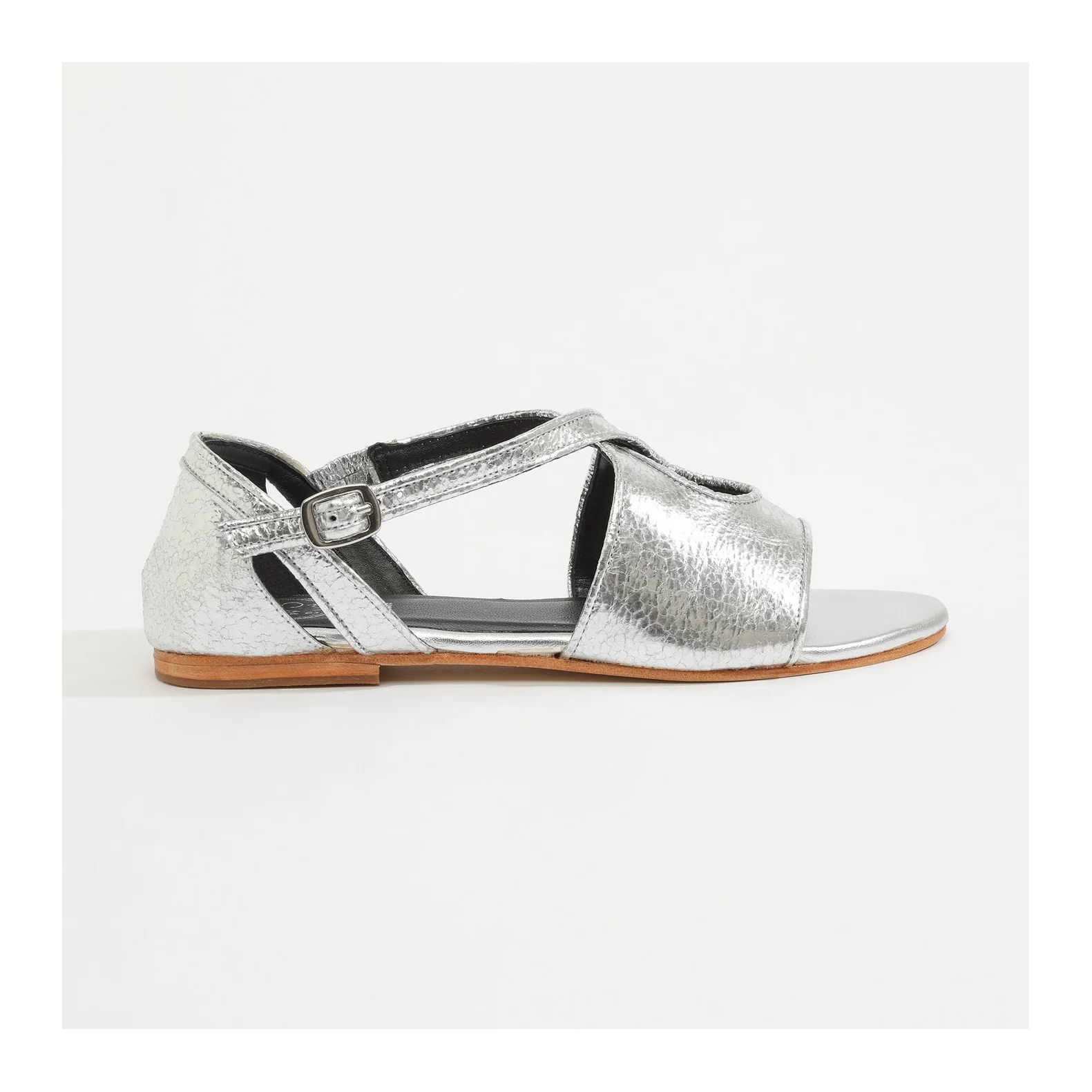 Sandales Kirby - Silver Crackle - Image 3