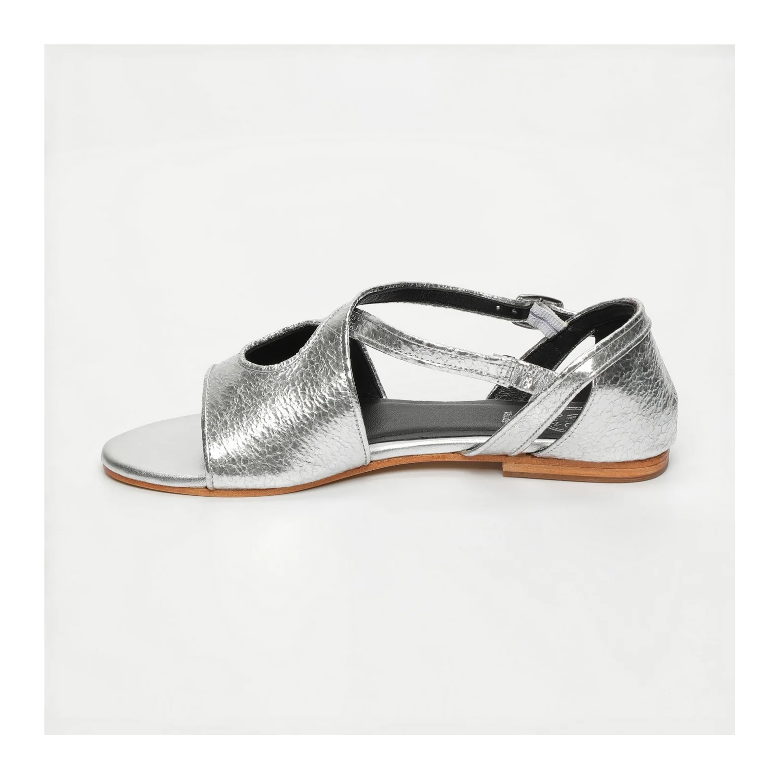 Sandales Kirby - Silver Crackle - Image 5