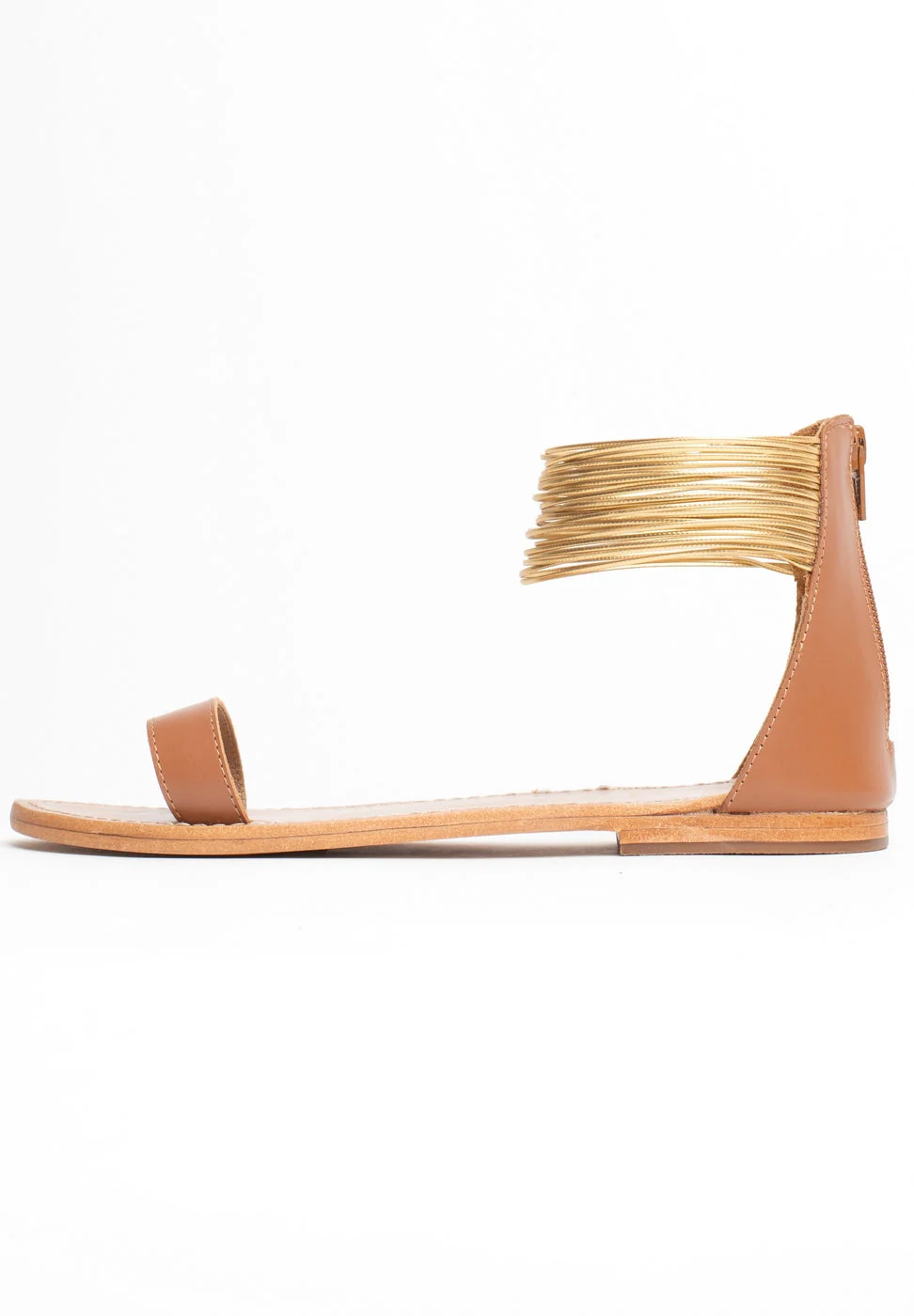 Sandales Atys - Gold+Camel - Image 4