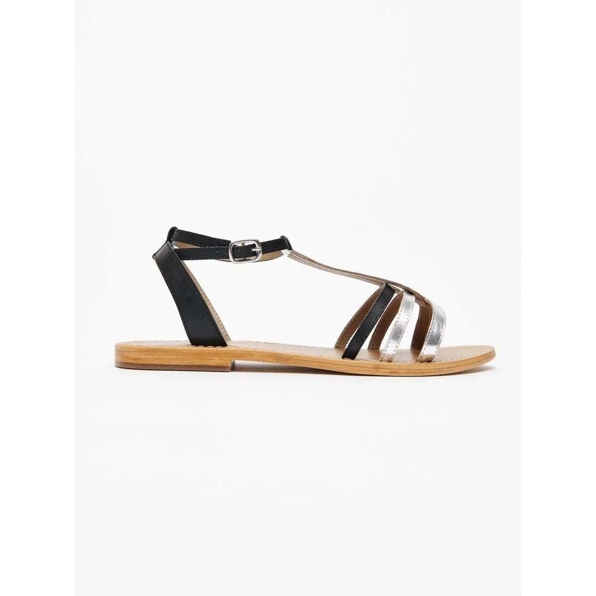 Sandales Thoasa - Black + Silver - Image 2