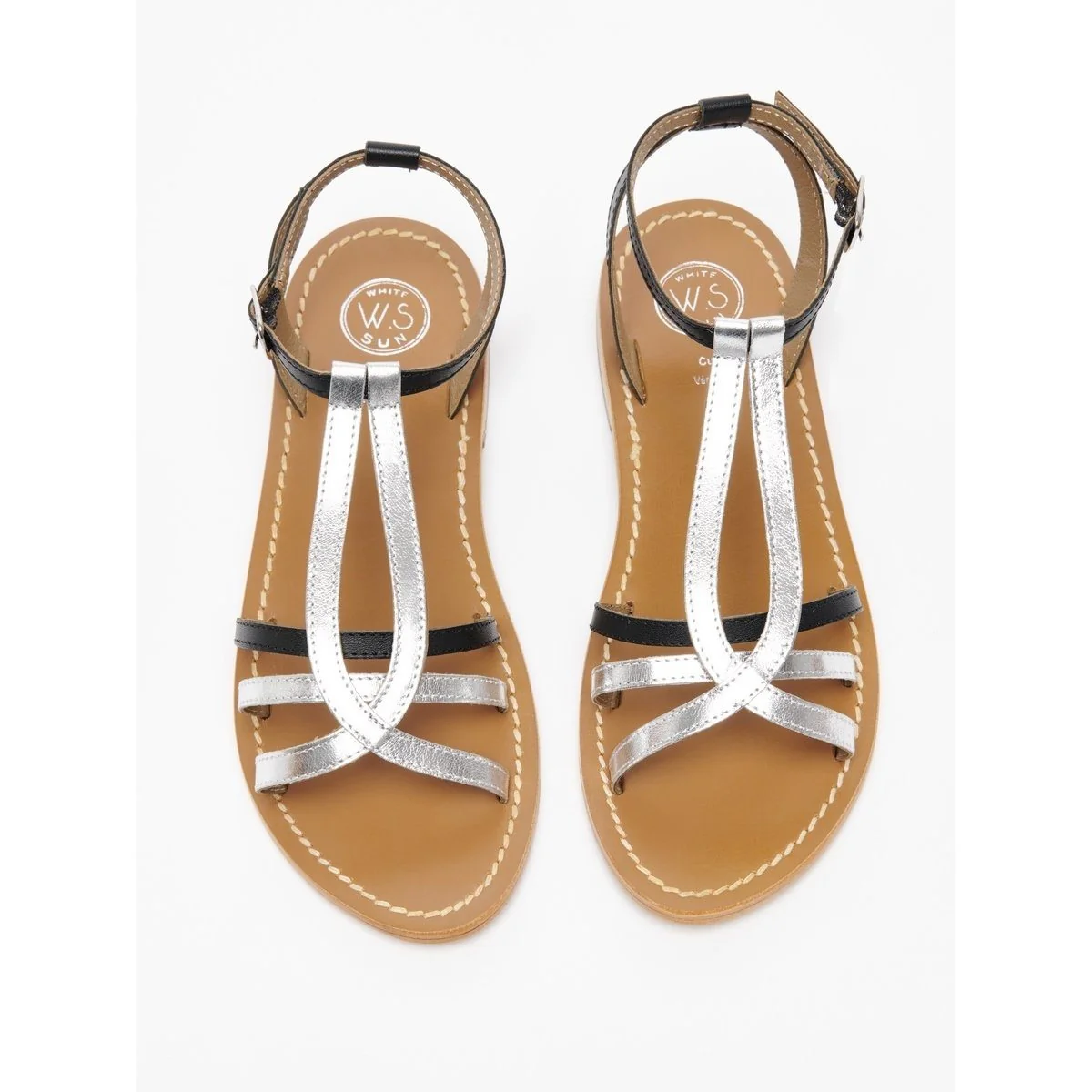Sandales Thoasa - Black + Silver - Image 4