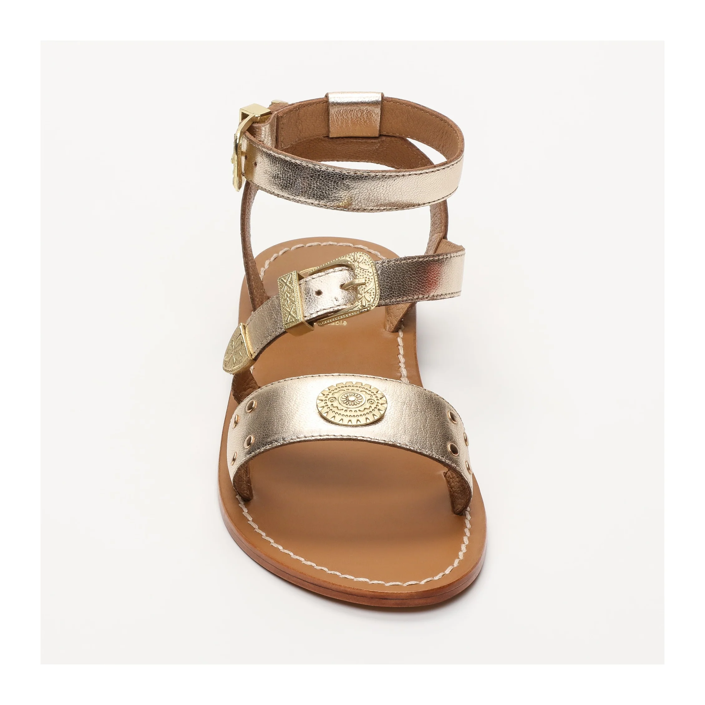 Sandales Macarella - Gold - Image 2