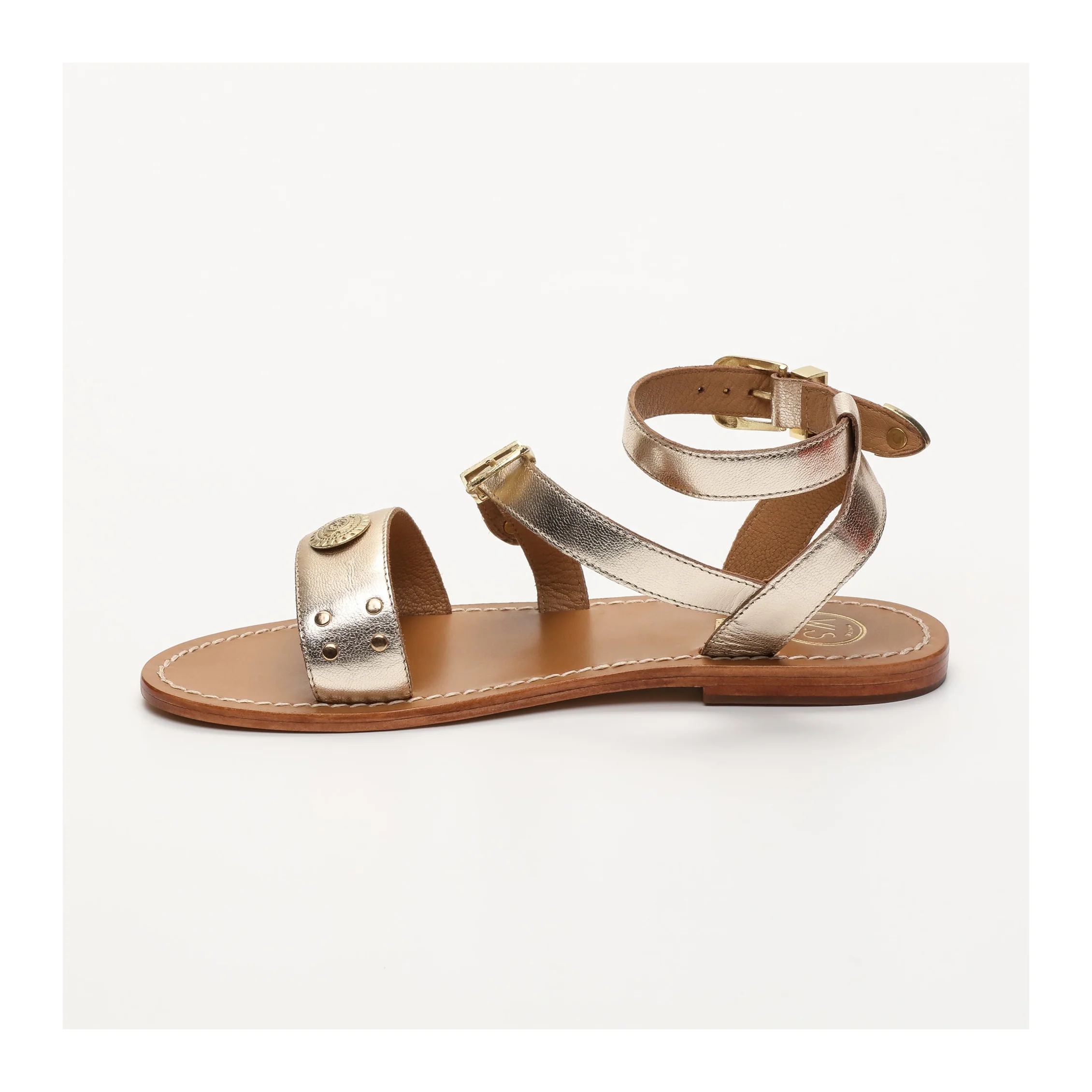 Sandales Macarella - Gold - Image 3