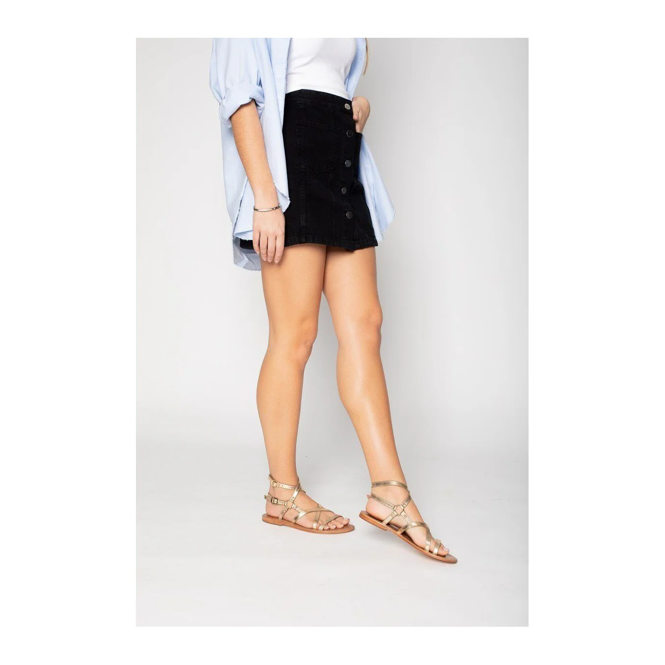 Sandales Claudina - Dark Gold - Image 6