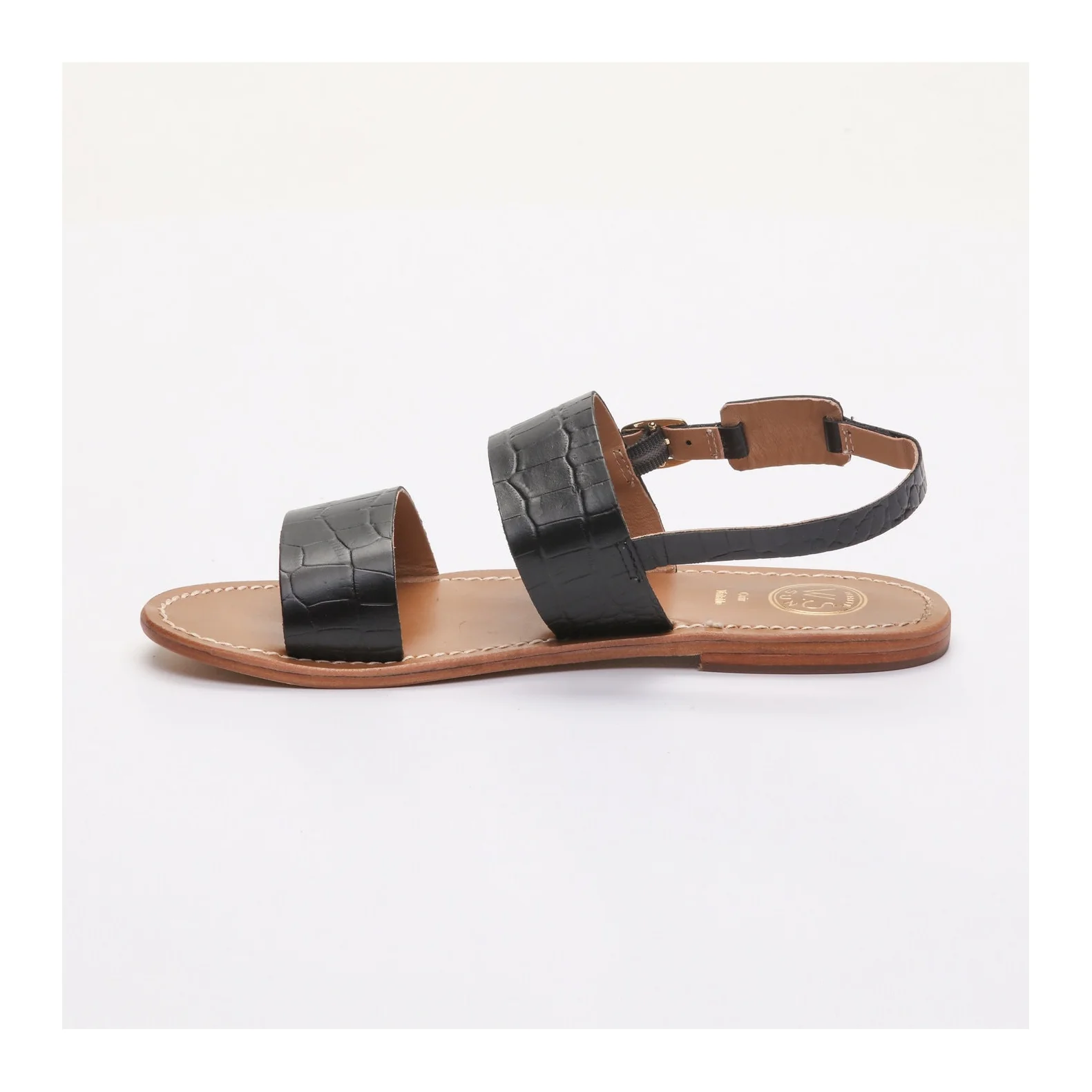 Sandales Sawan - Black Croco - Image 3