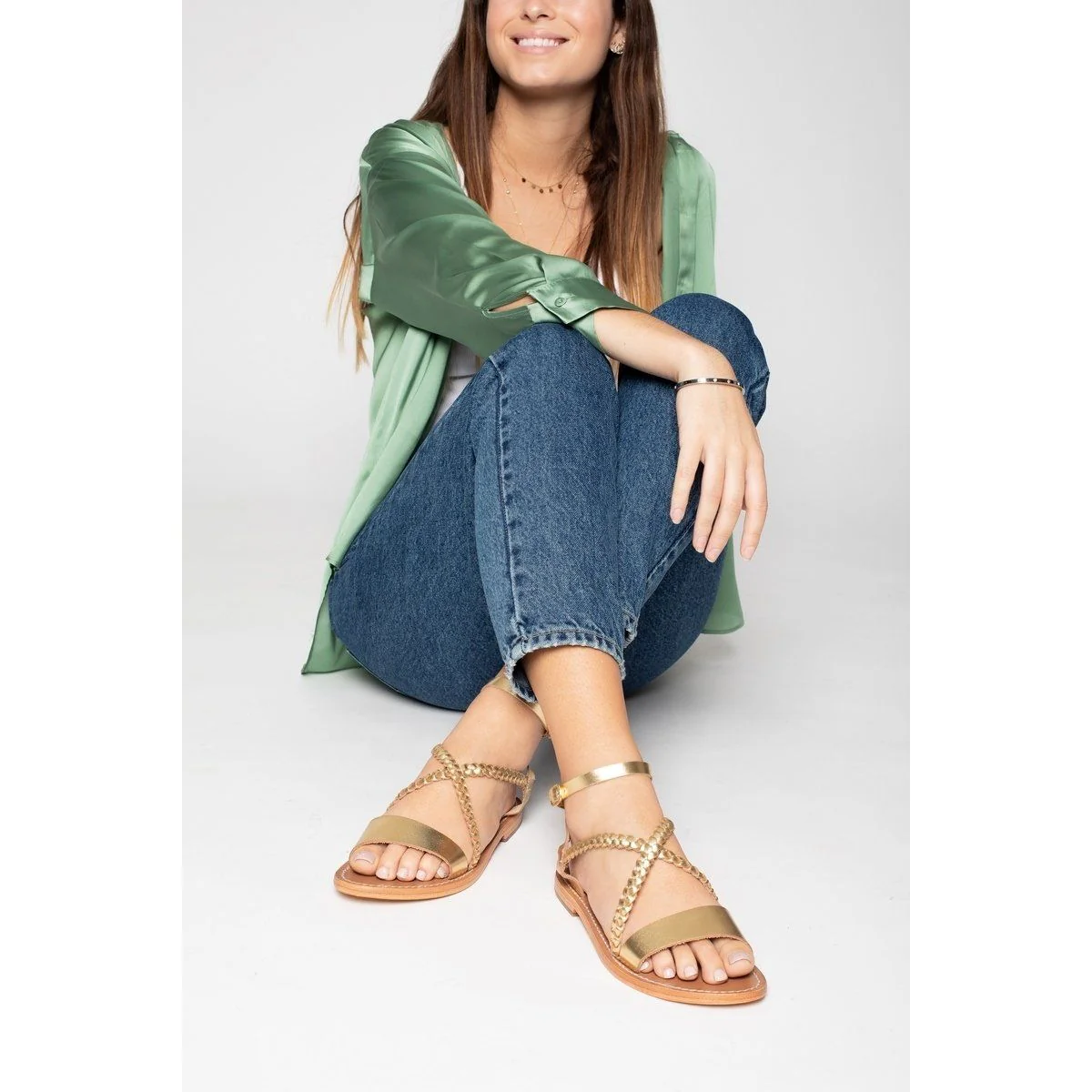 Sandales Leandra - Dark Gold - Image 4