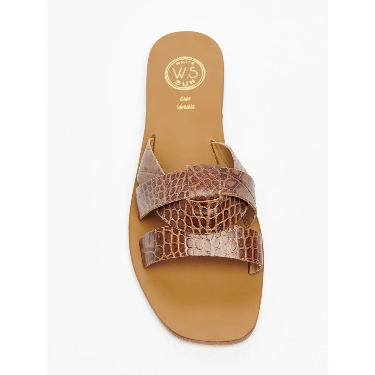 Mules Noham - Camel Croco - Image 4