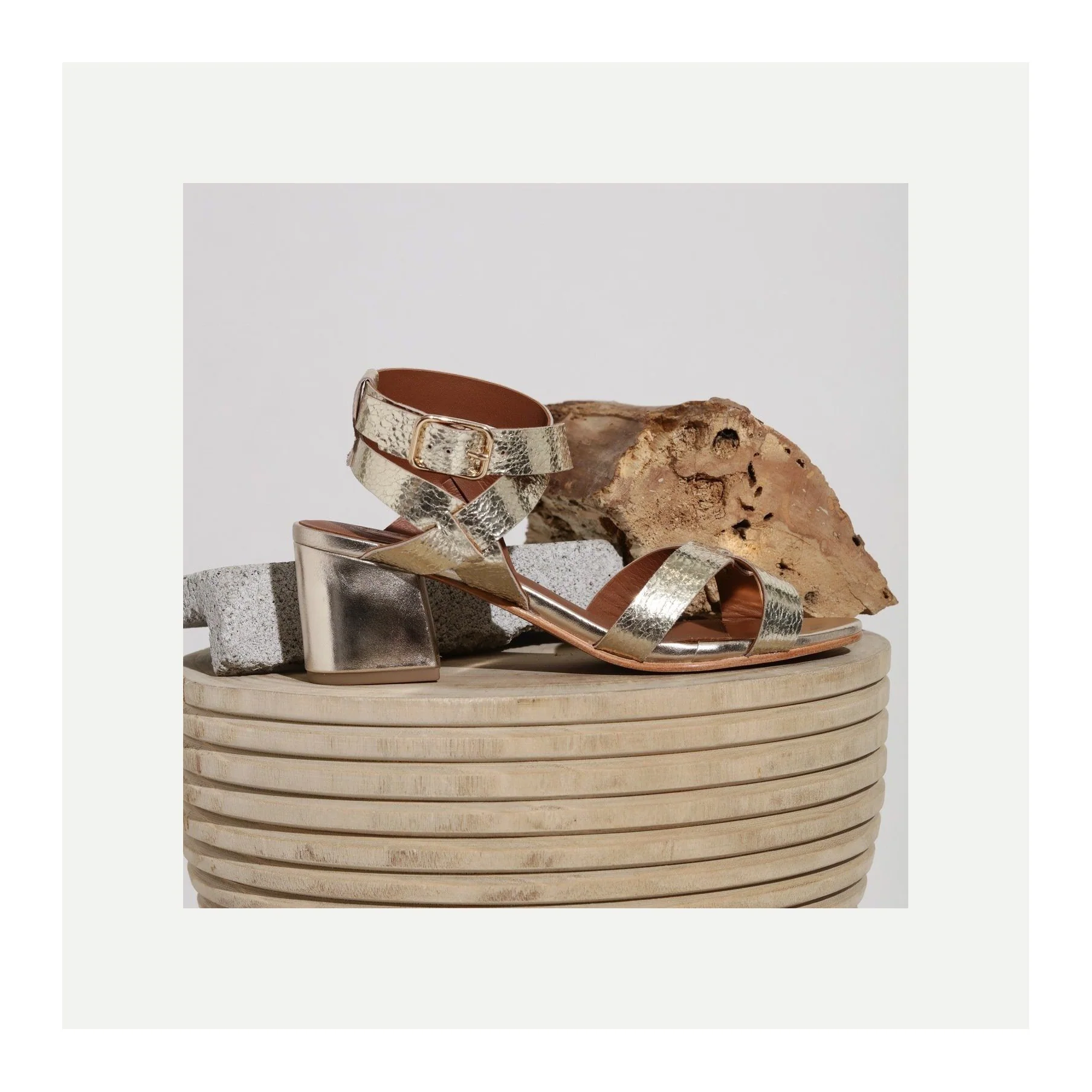 Sandales Anaba - Light Gold - Image 5