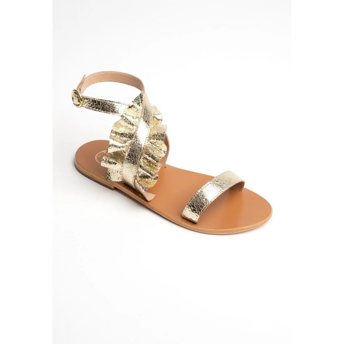 Sandales Astar - Gold Crackle - Image 3