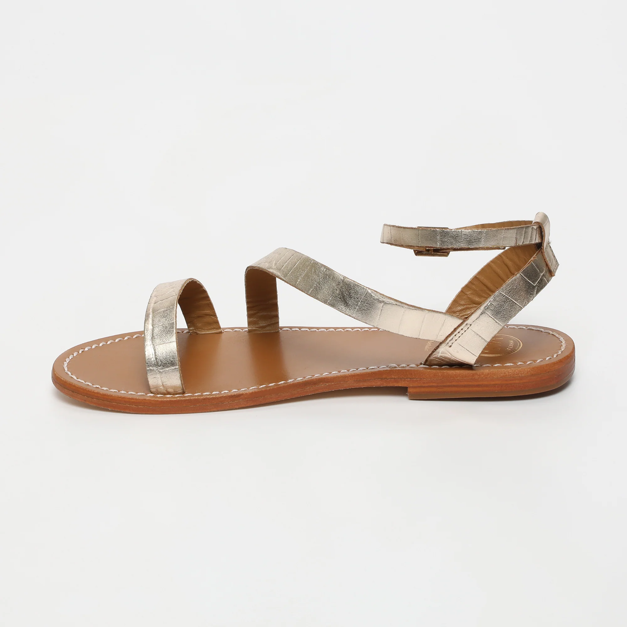 Sandales Xigala - Light Gold Croco - Image 4