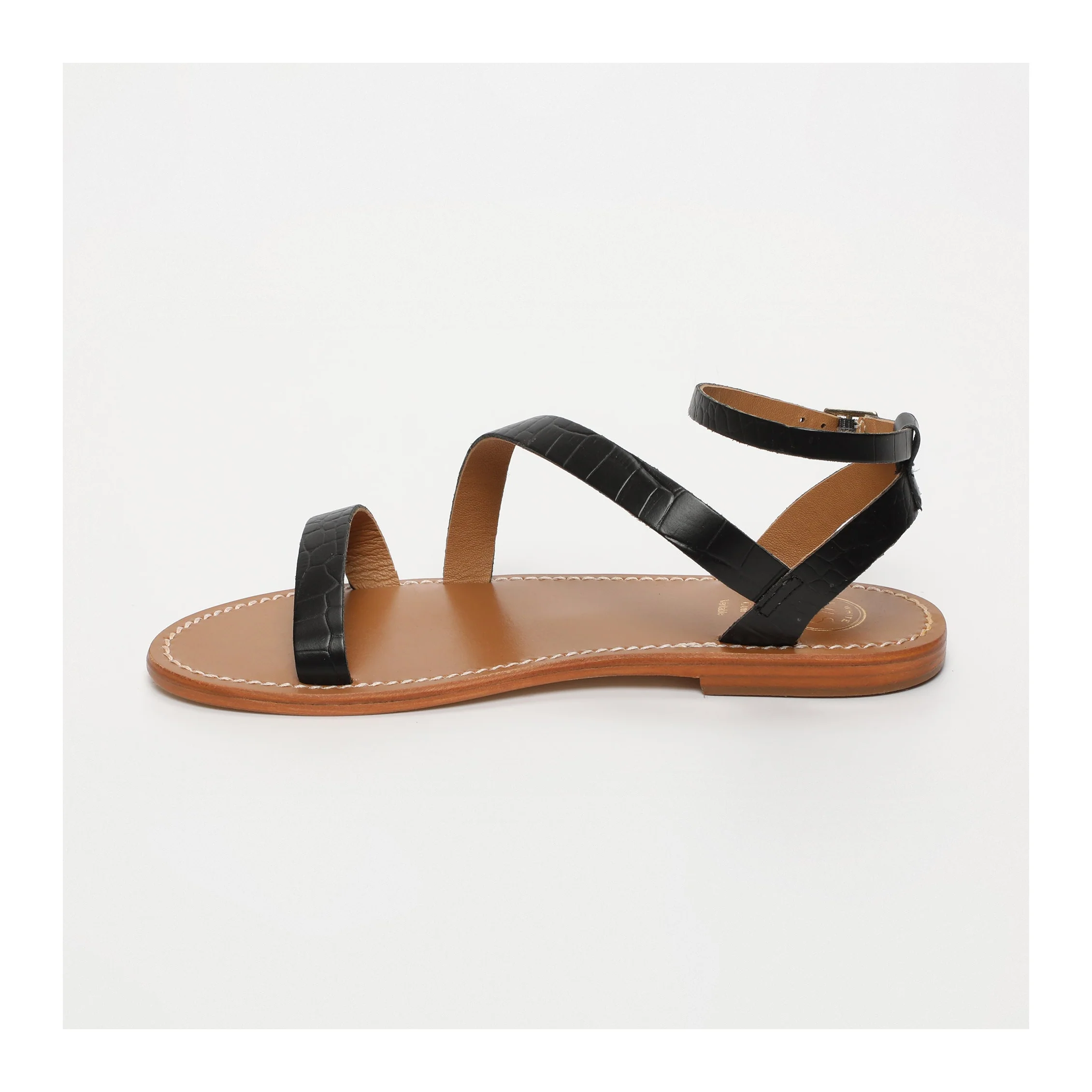 Sandales Xigala - Black Croco - Image 3