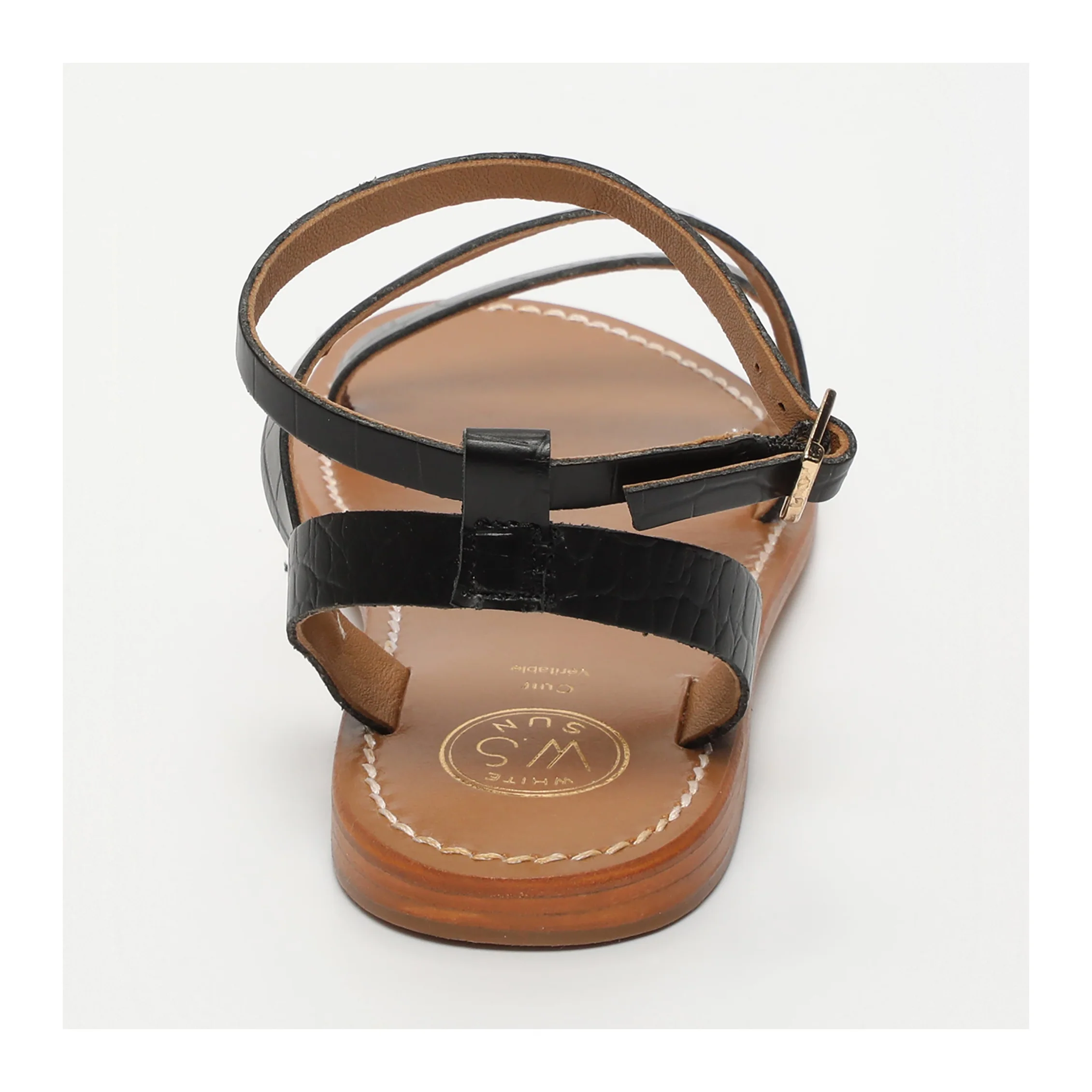 Sandales Xigala - Black Croco - Image 4