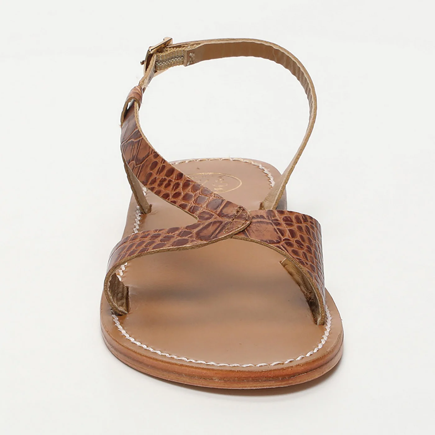 Sandales Clairvistone - Camel Croco - Image 2