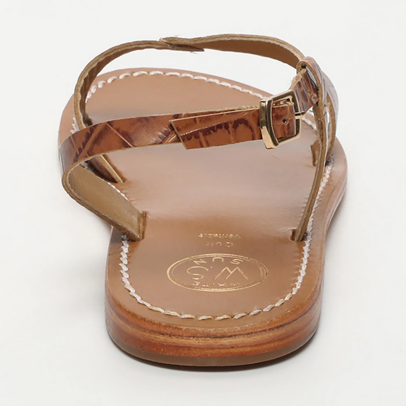 Sandales Clairvistone - Camel Croco - Image 4