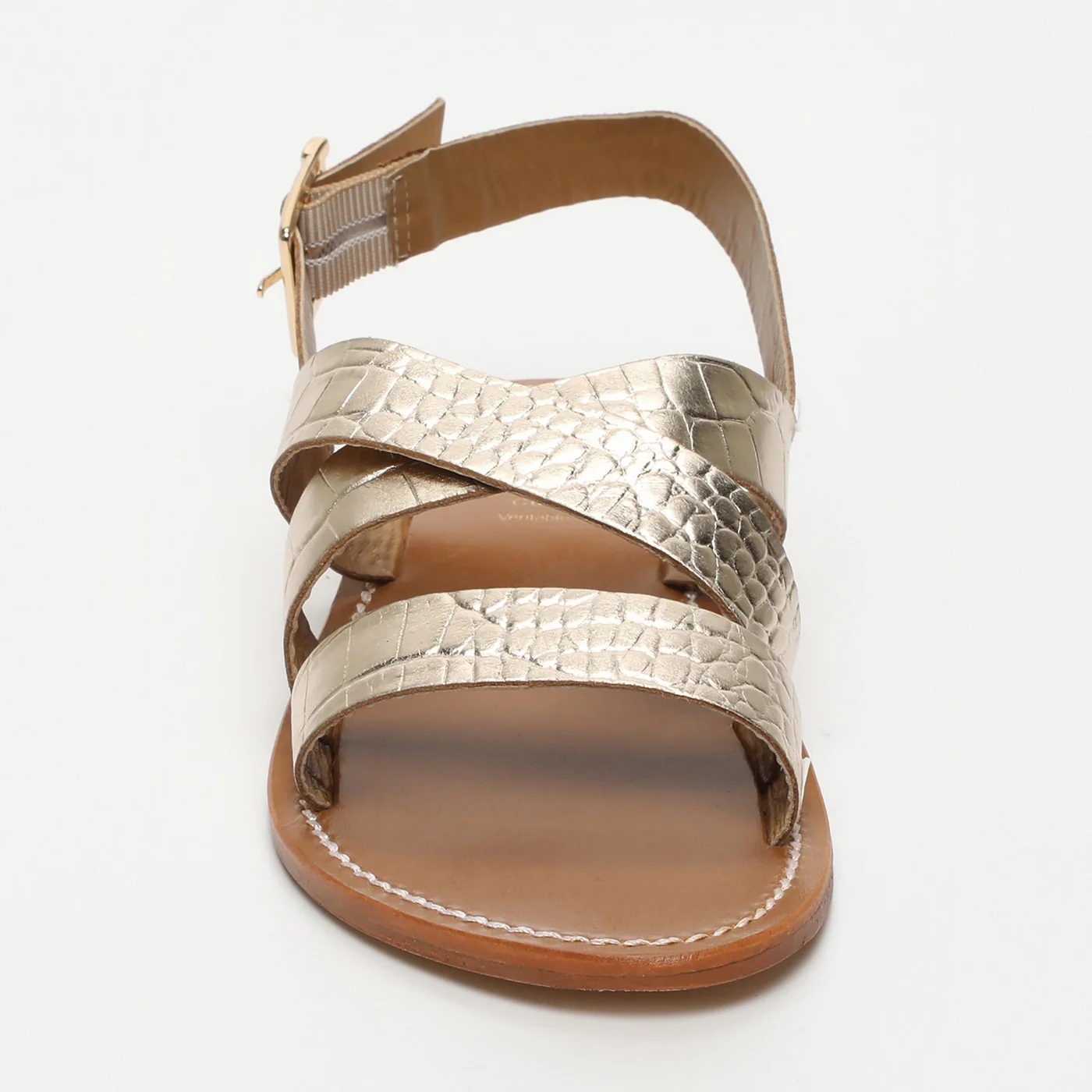 Sandales Marney - Light Gold Croco - Image 2