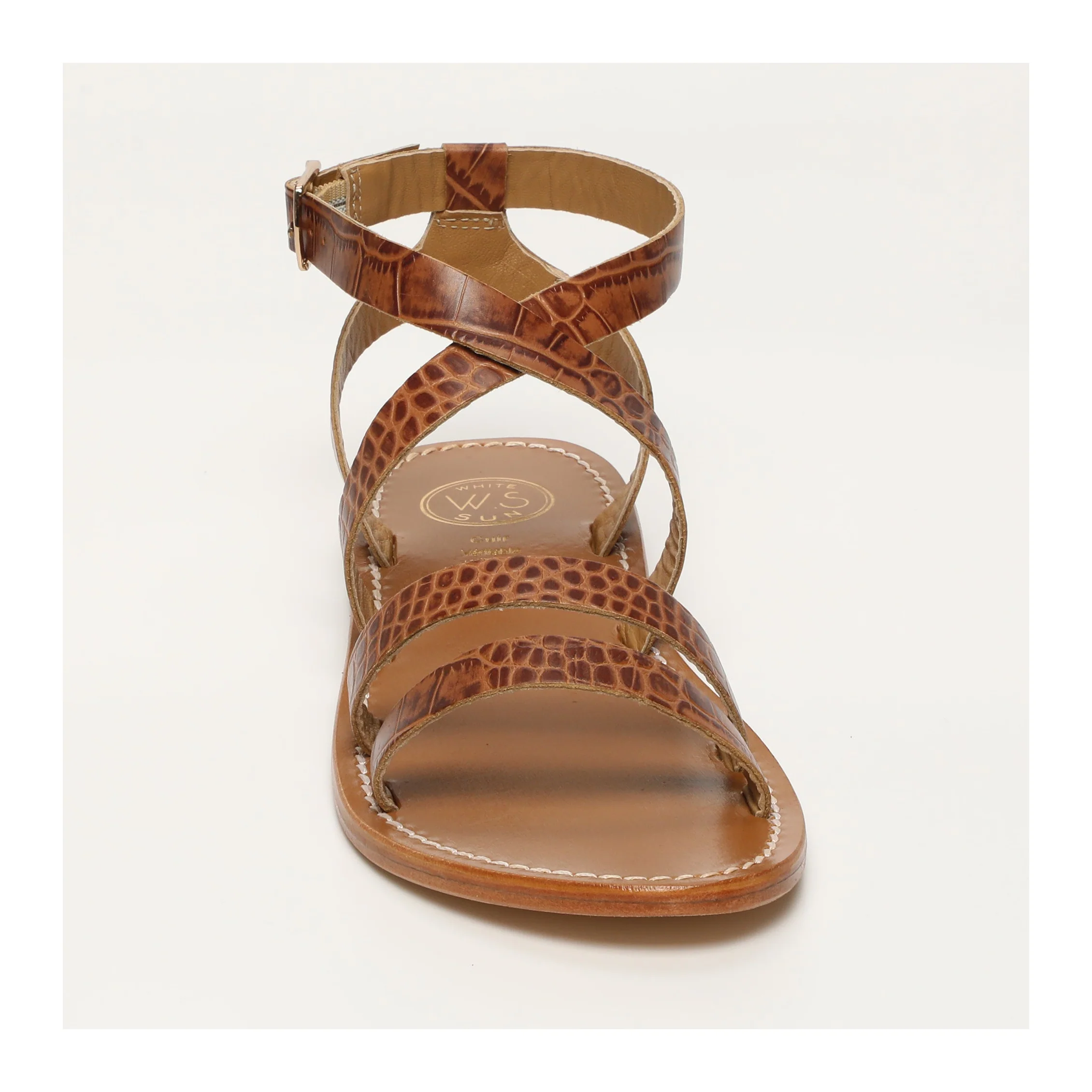 Sandales Lesia - Camel Croco - Image 2