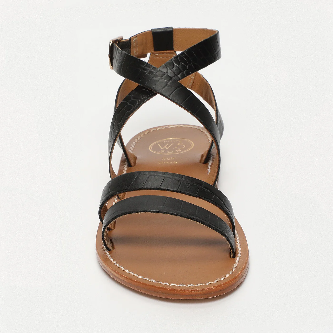 Sandales Lesia - Black Croco - Image 2