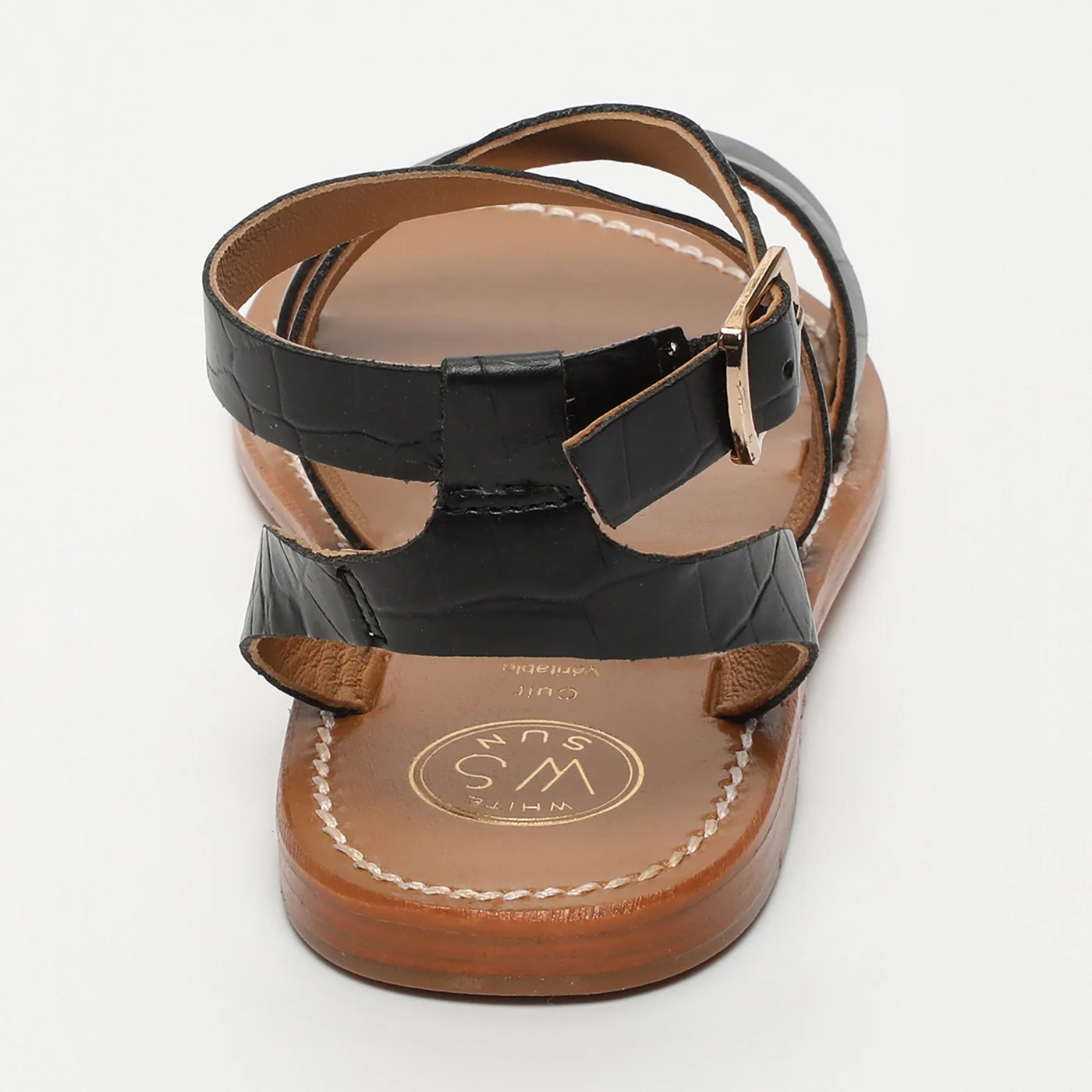 Sandales Lesia - Black Croco - Image 4