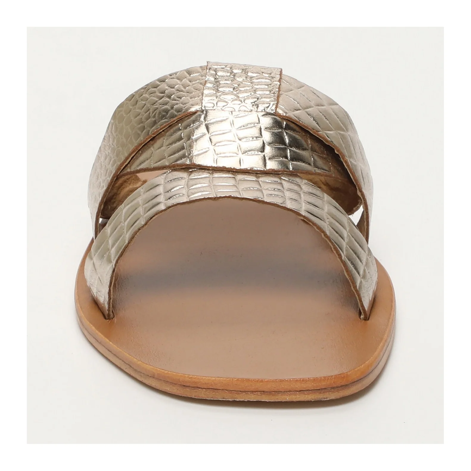 Mules Noham - Light Gold Croco - Image 2