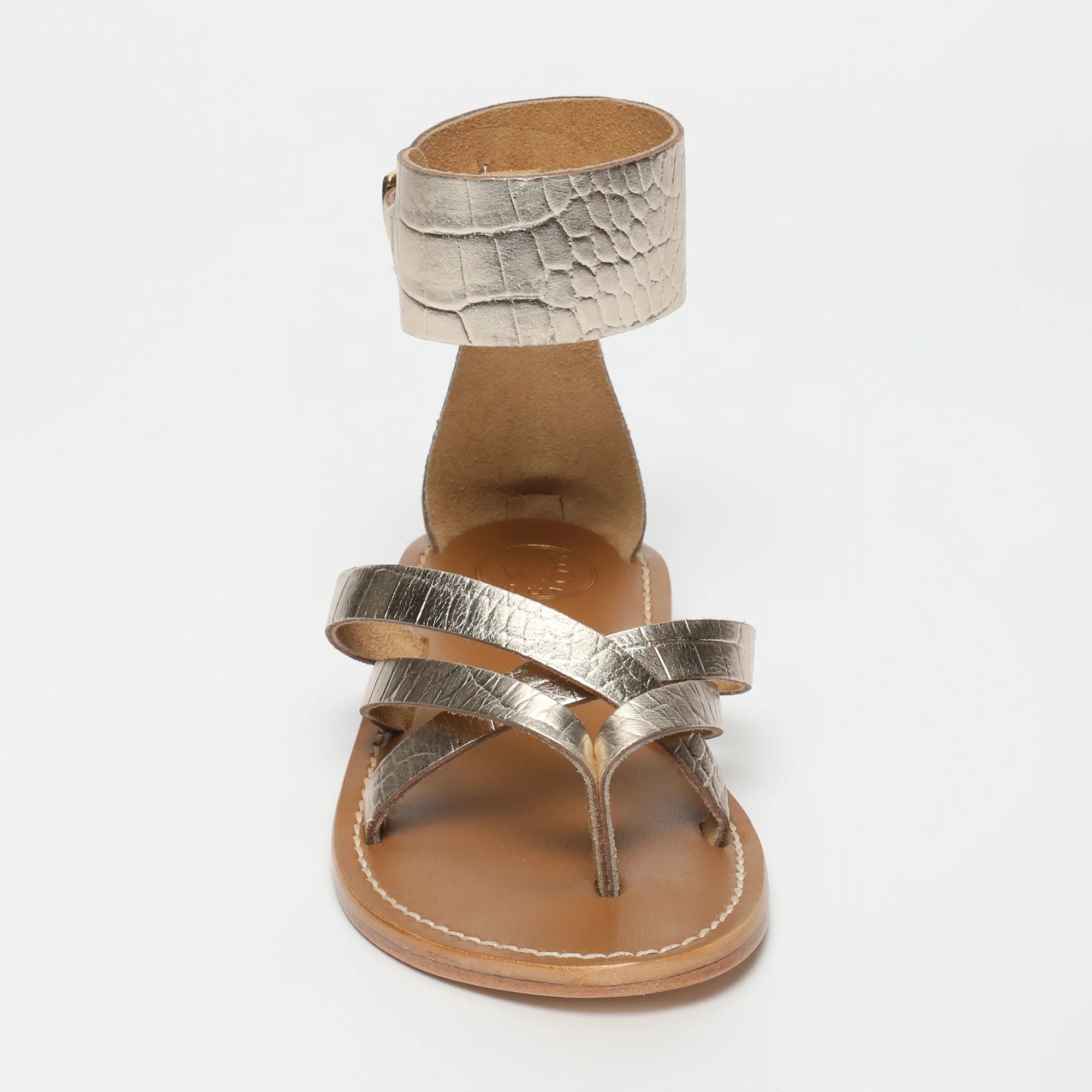 Sandales Manoa - Light Gold Croco - Image 2