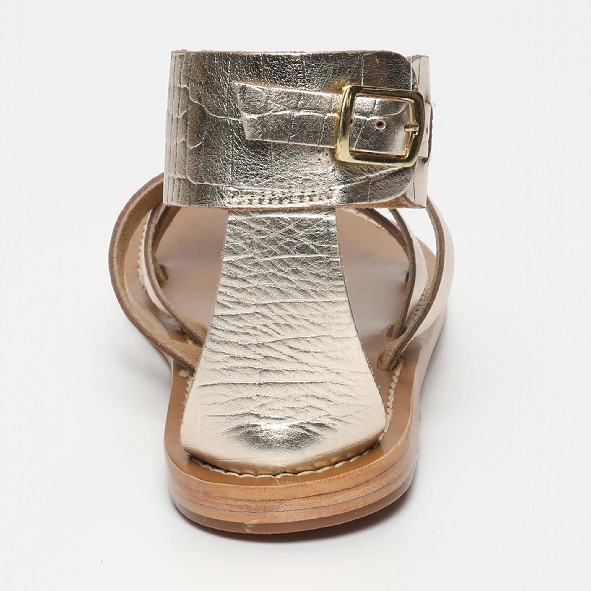 Sandales Manoa - Light Gold Croco - Image 4