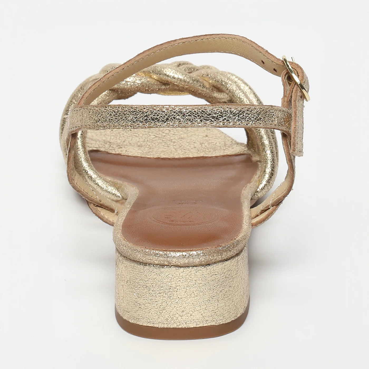 Sandales Darpanika - Gold Crackle - Image 4