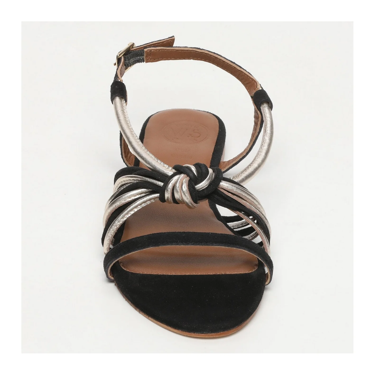 Sandales Cortegana - Black + Platinium - Image 3