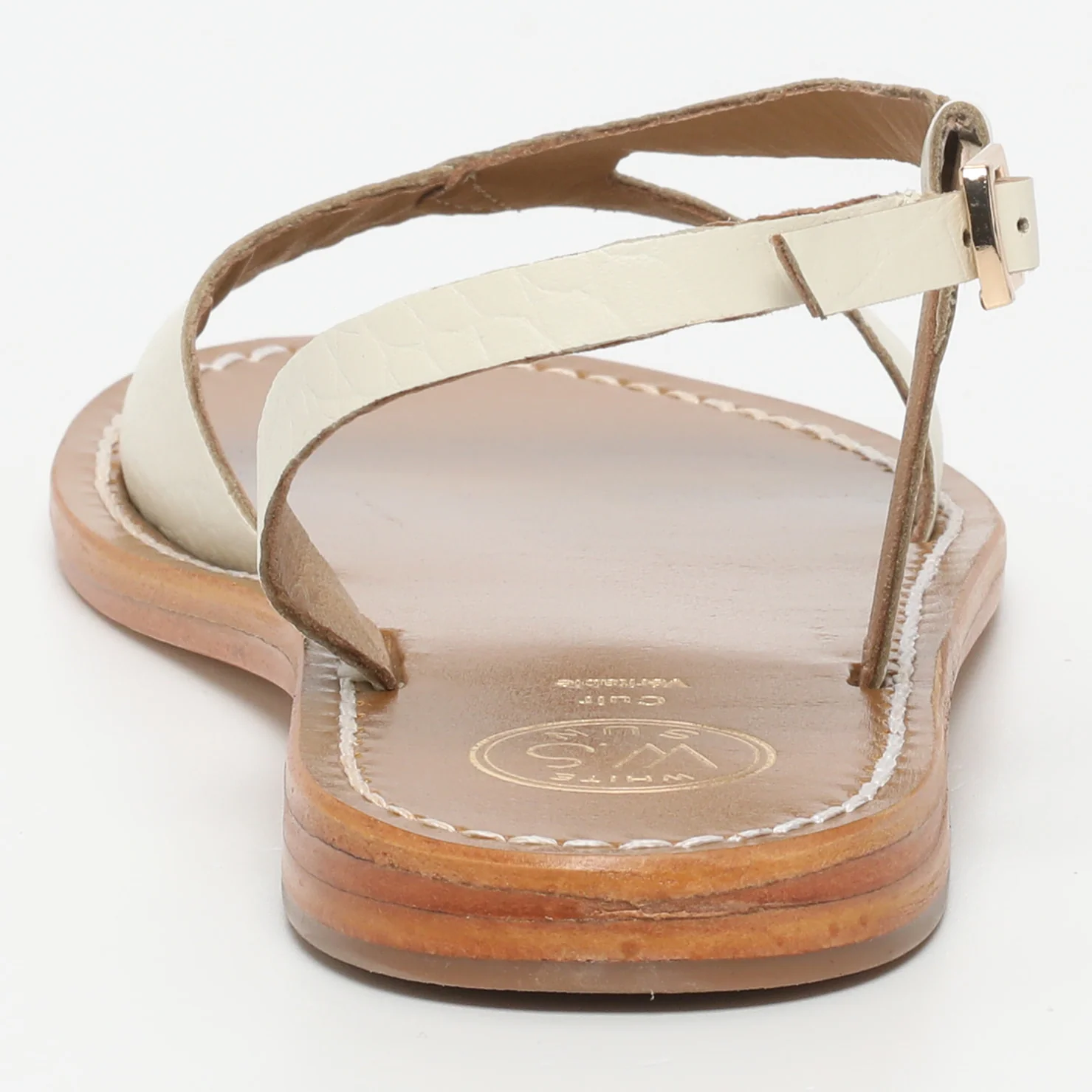 Sandales Clairvistone - White Croco - Image 4