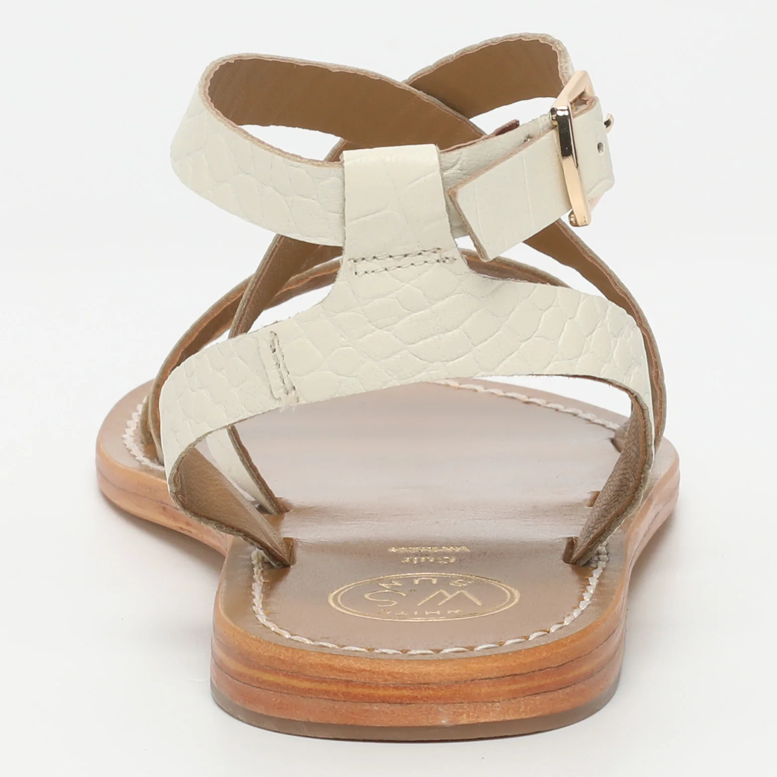Sandales Lesia - White Croco - Image 4