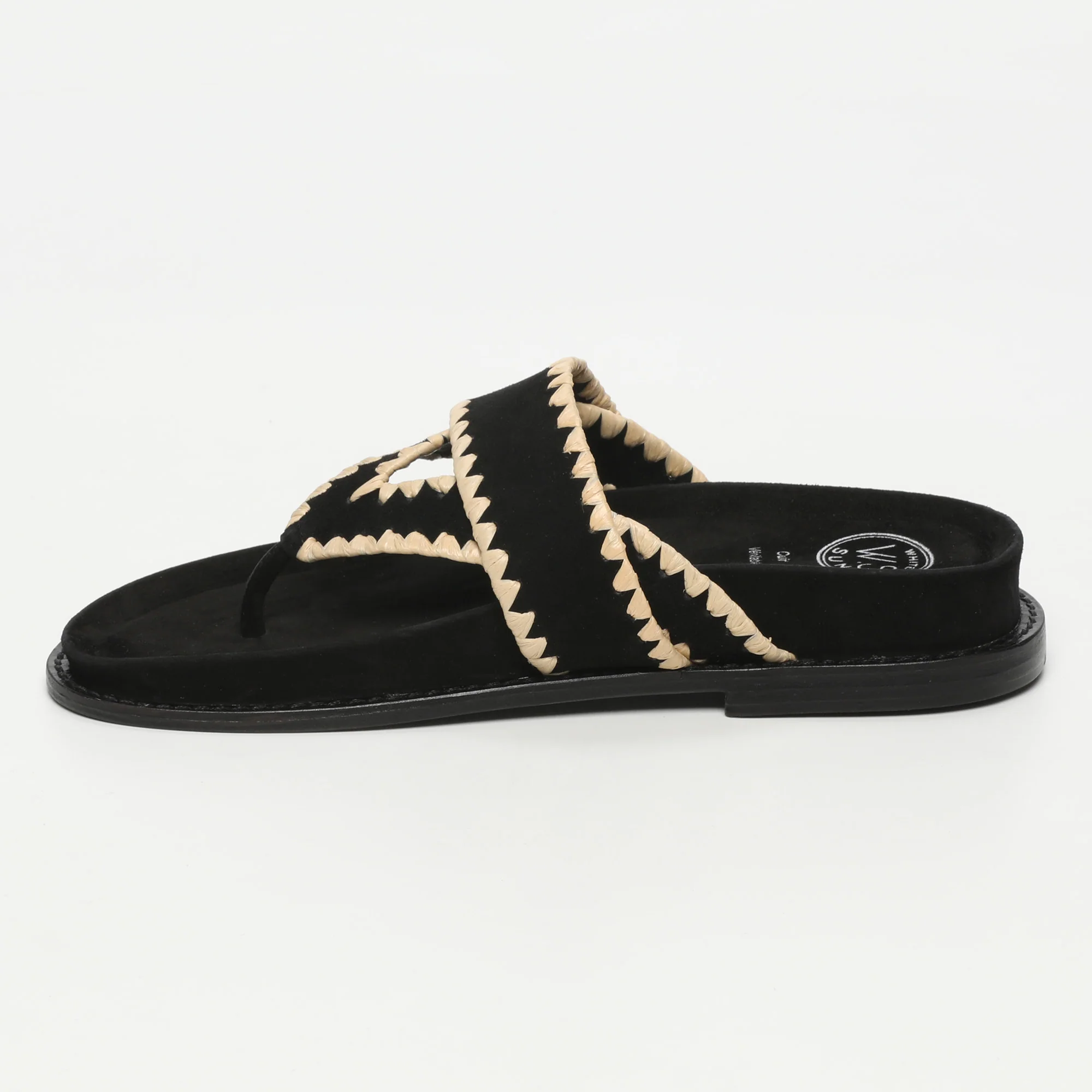 Mules Caelum - Black + Beige - Image 3