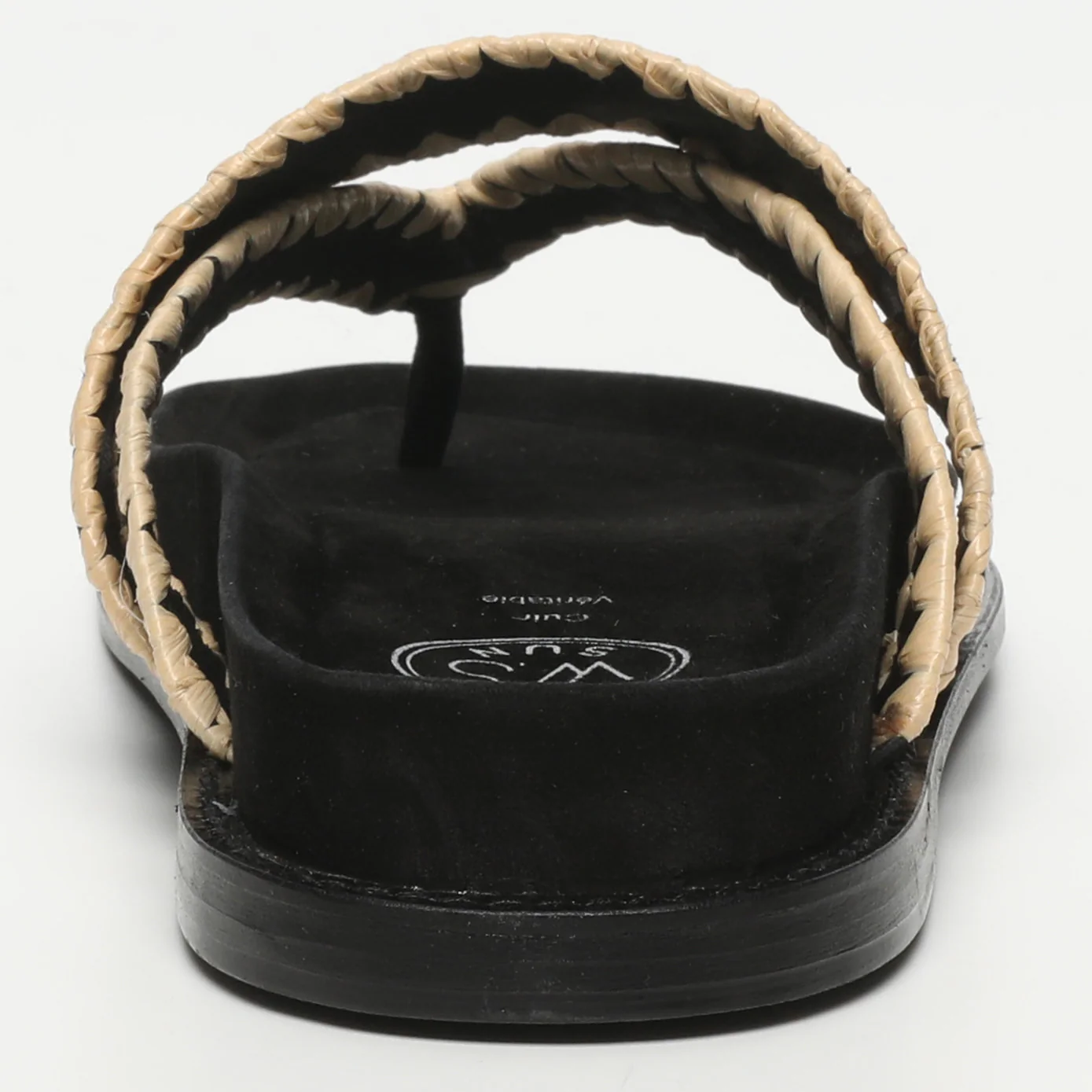 Mules Caelum - Black + Beige - Image 4