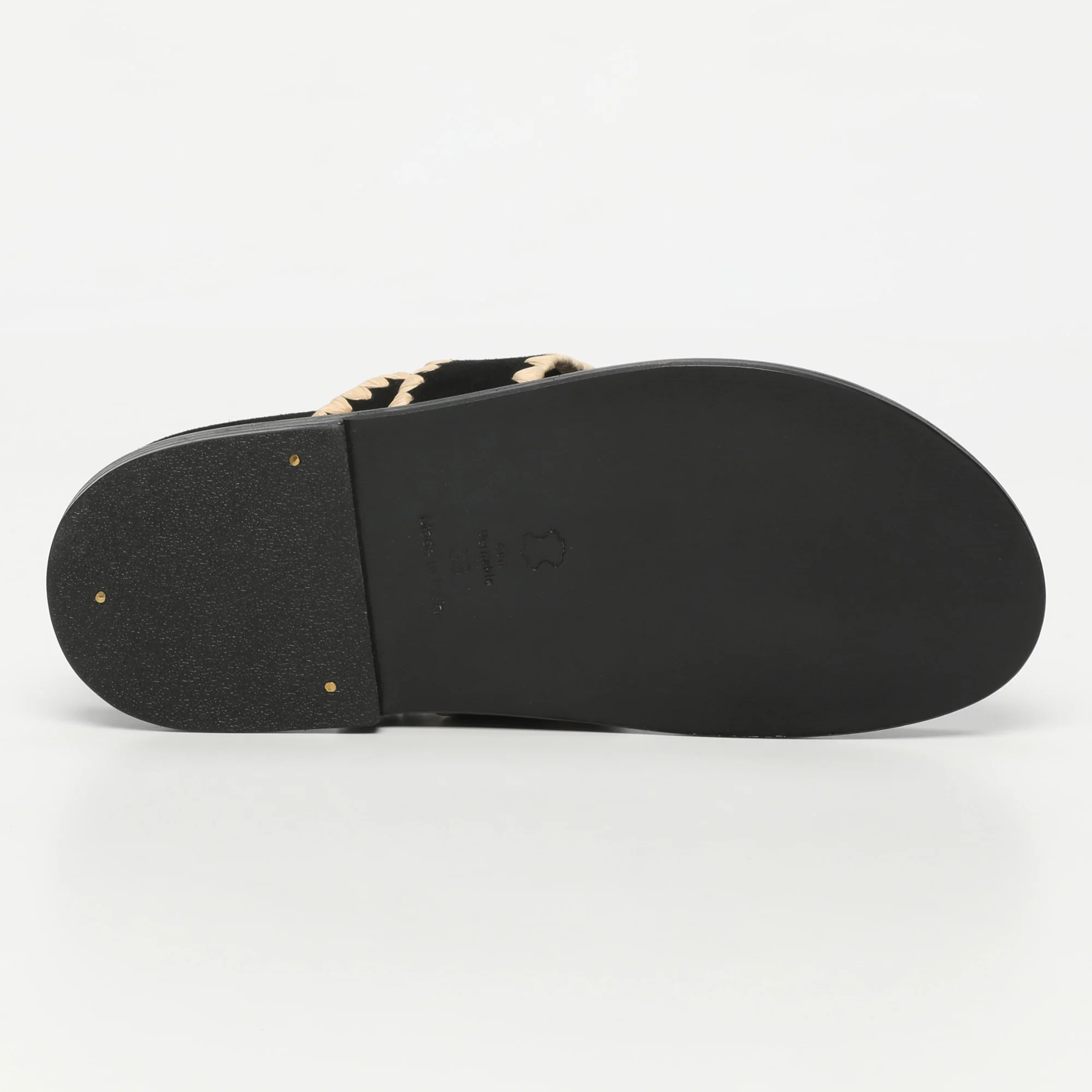 Mules Caelum - Black + Beige - Image 5