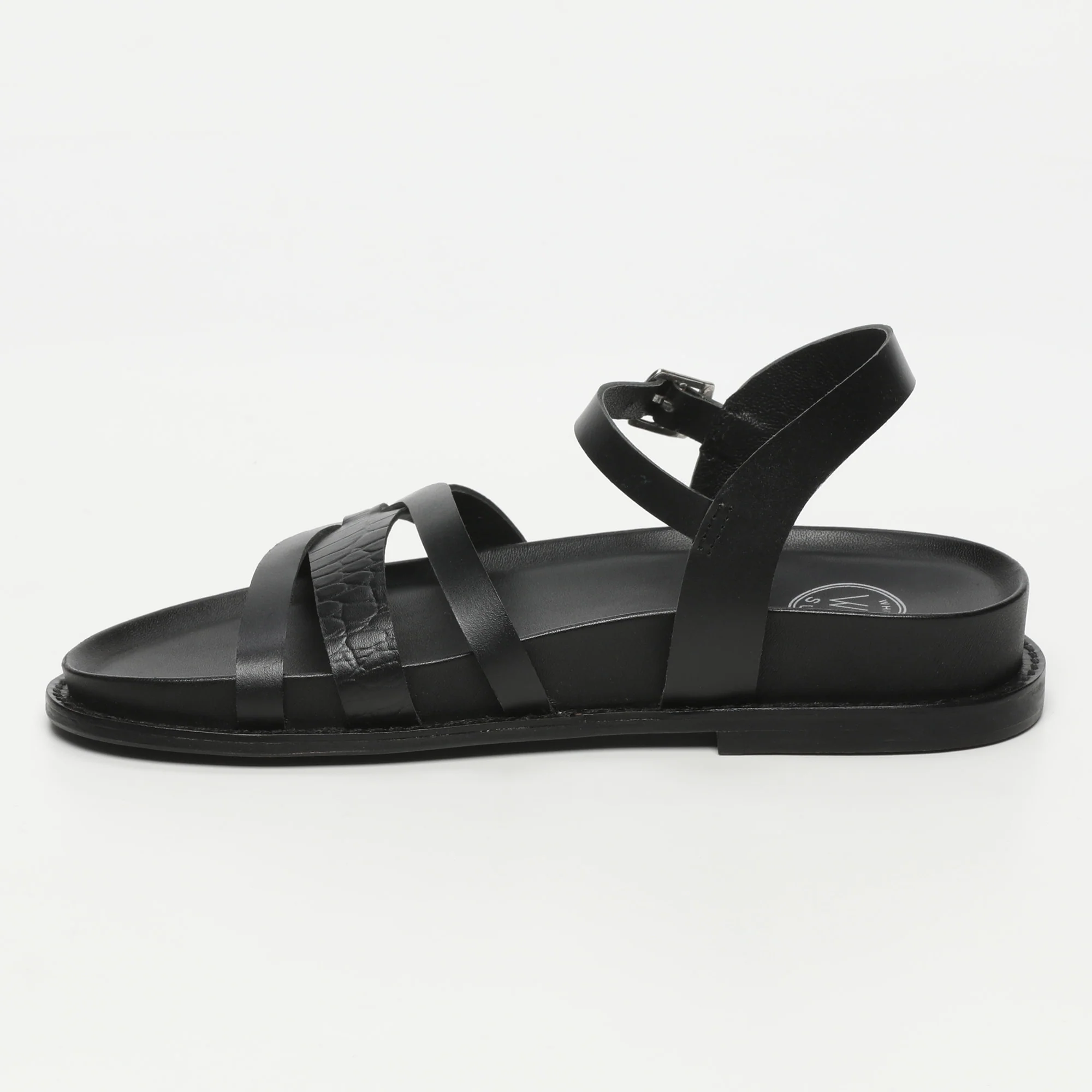 Sandales Lunara - Black Croco - Image 3