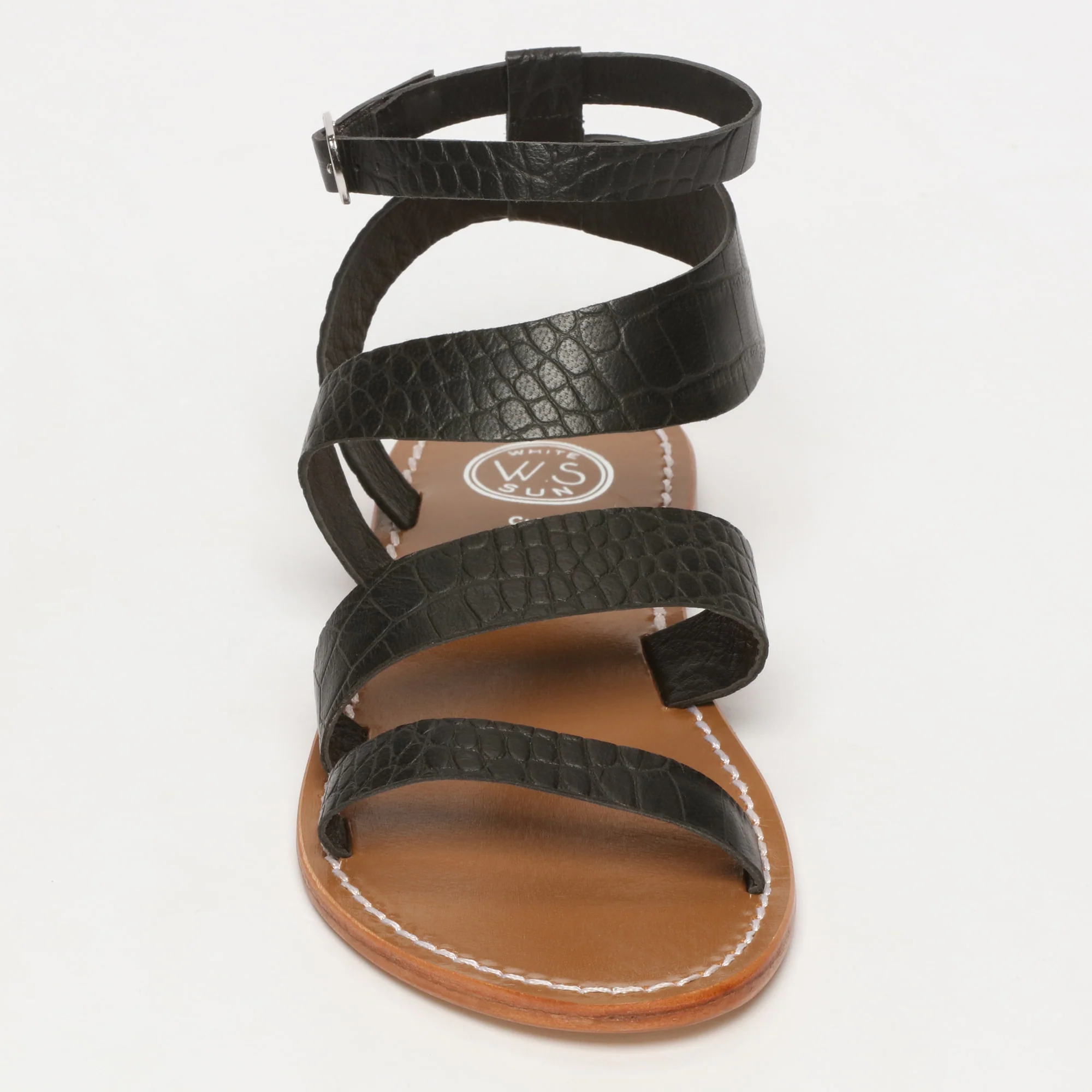 Sandales Oasis - Black Croco - Image 2