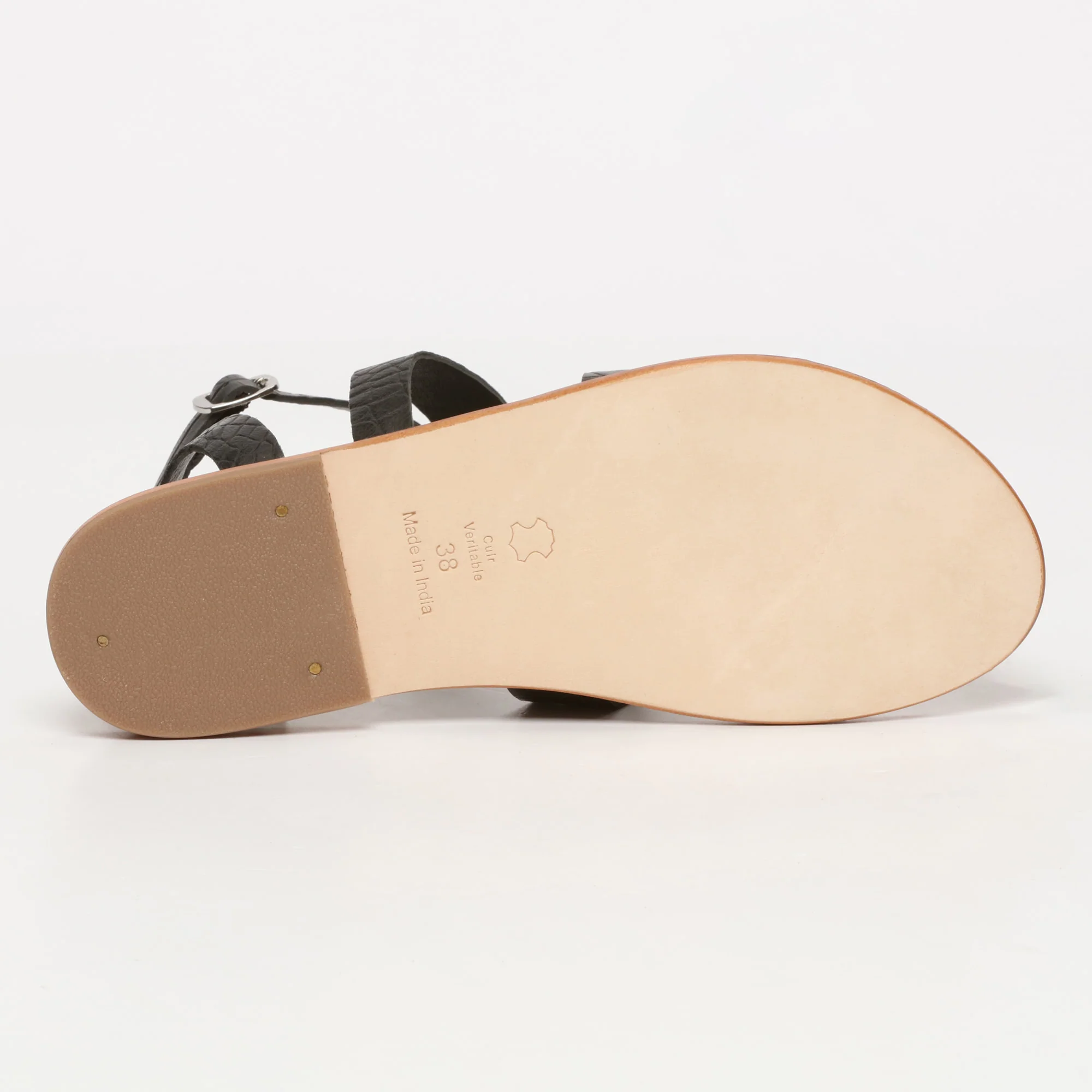 Sandales Oasis - Black Croco - Image 5