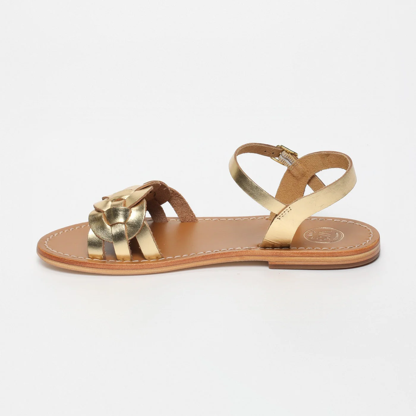 Sandales Bandana - Dark Gold - Image 4
