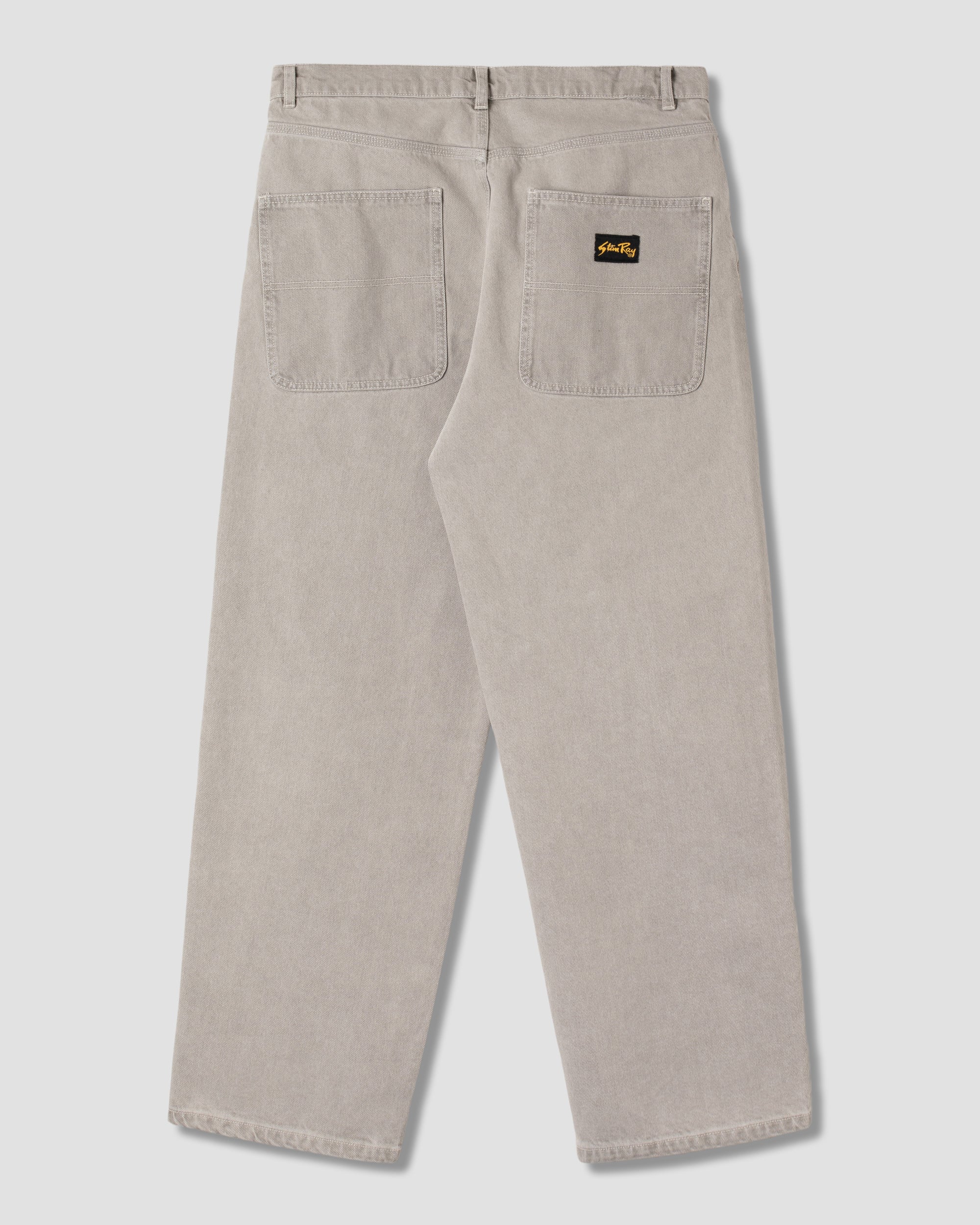 Wide 5 - Faded Grey Denim - Image 3